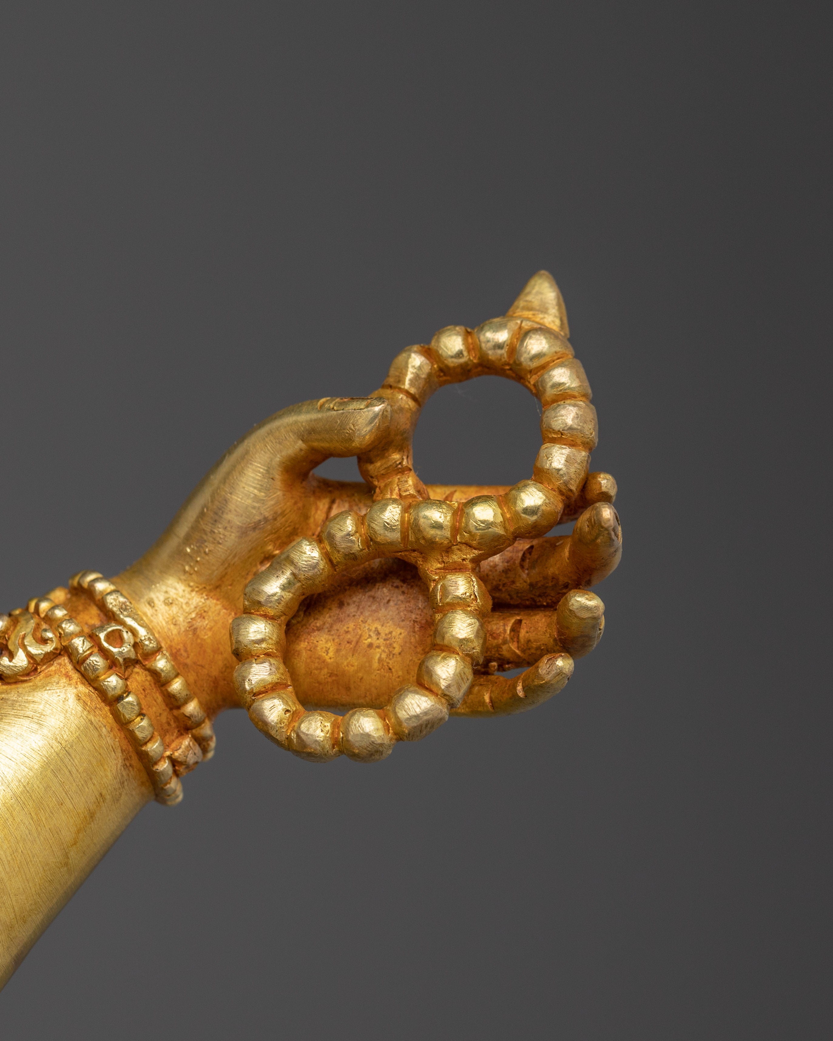 Golden Statue of Maha Manjushri | Bodhisattva of Wisdom
