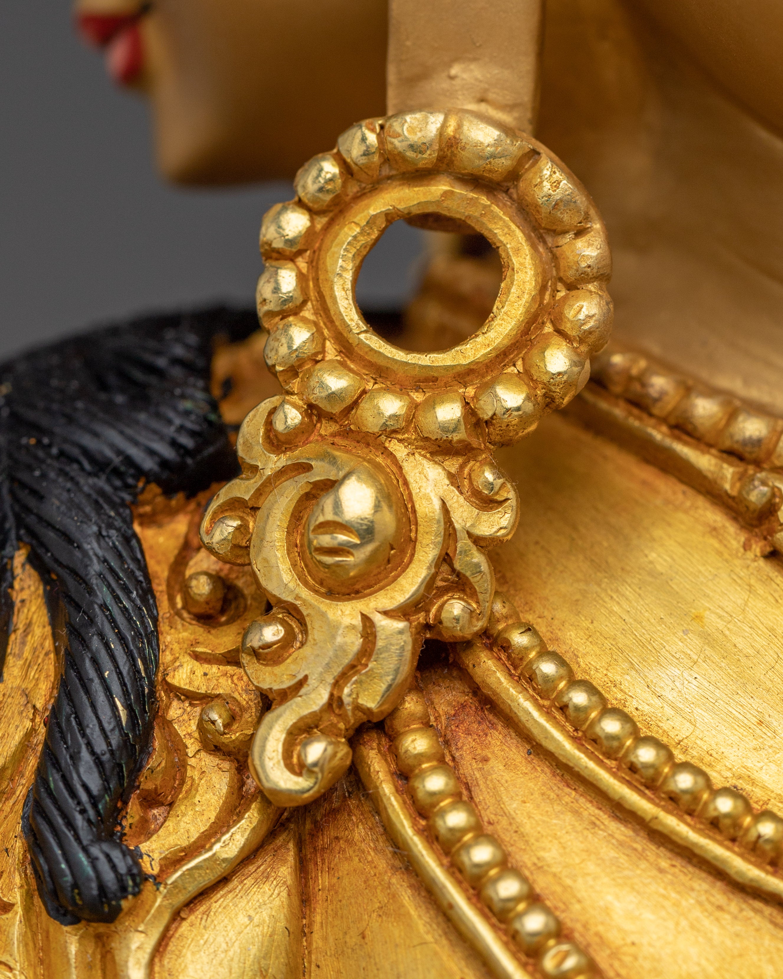 Golden Statue of Maha Manjushri | Bodhisattva of Wisdom