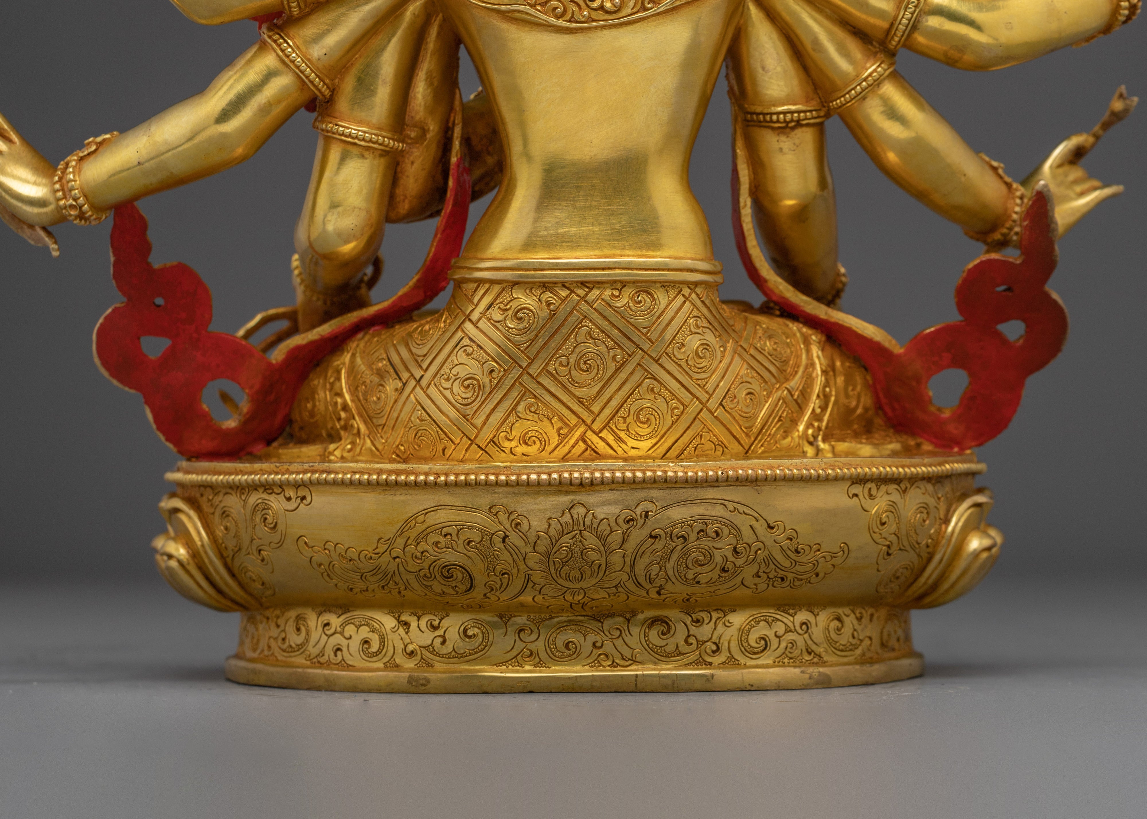 Golden Statue of Maha Manjushri | Bodhisattva of Wisdom