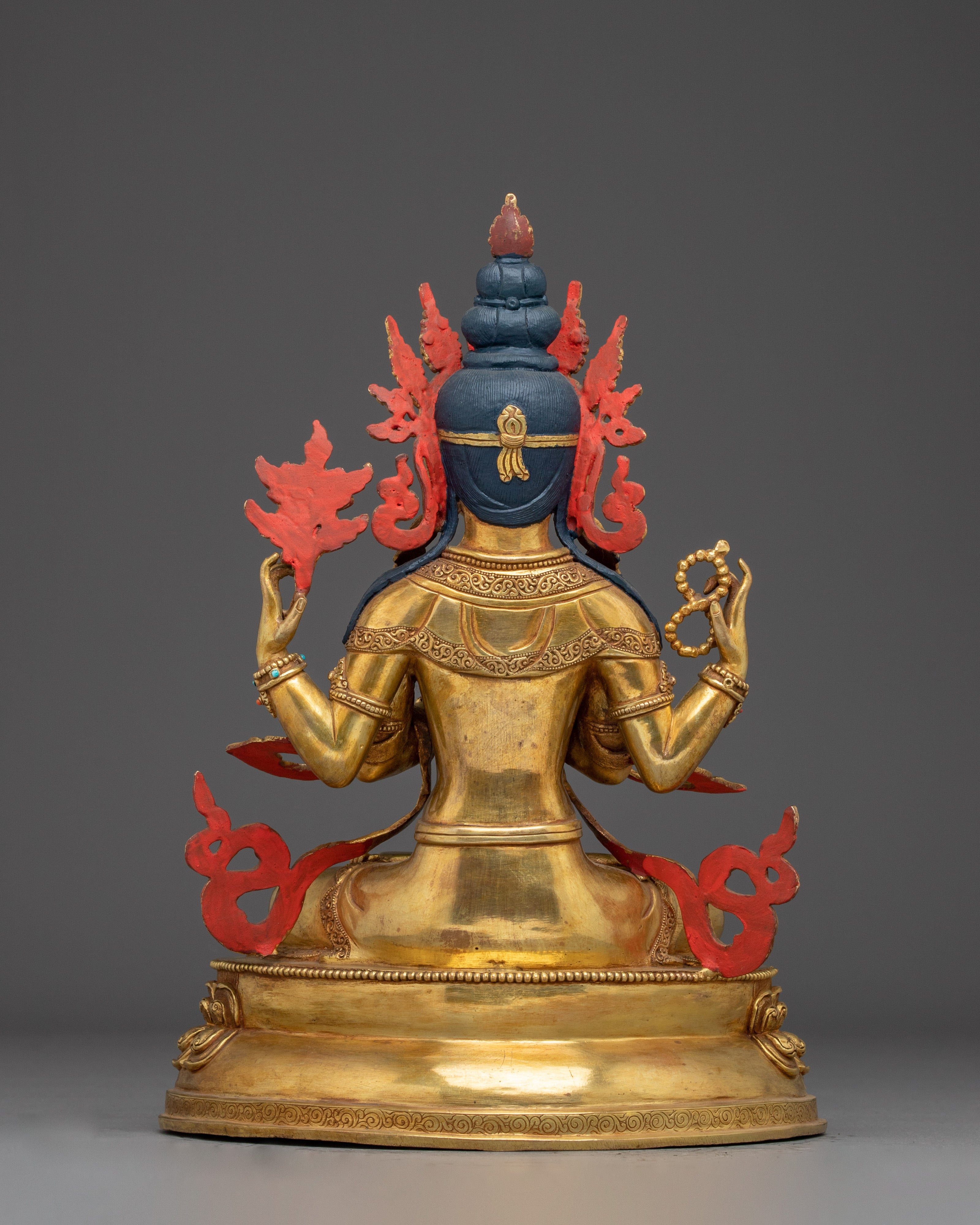 Protective Bodhisattva Chenrezig Art | The one who looks with unwavering eye