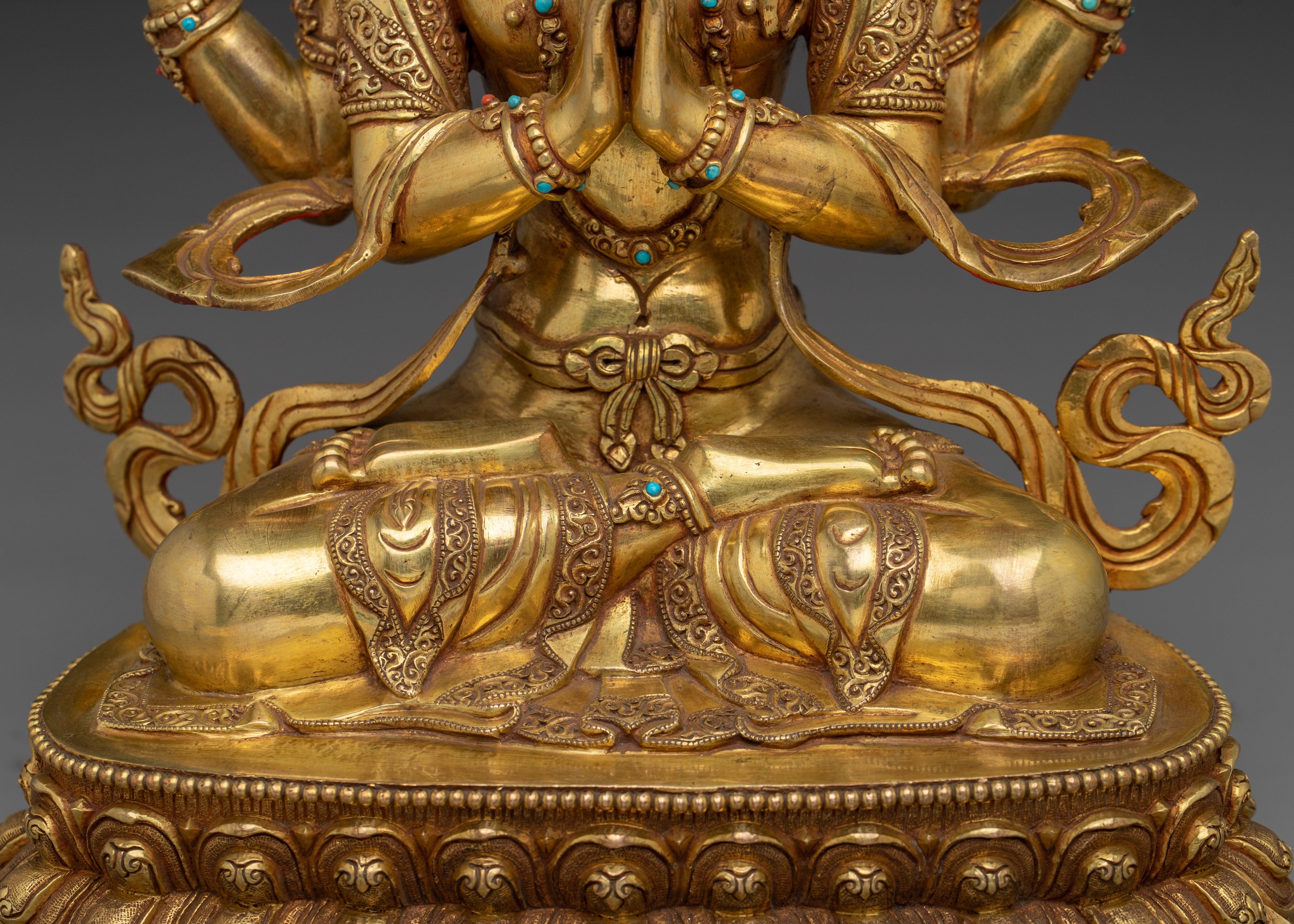 Protective Bodhisattva Chenrezig Art | The one who looks with unwavering eye