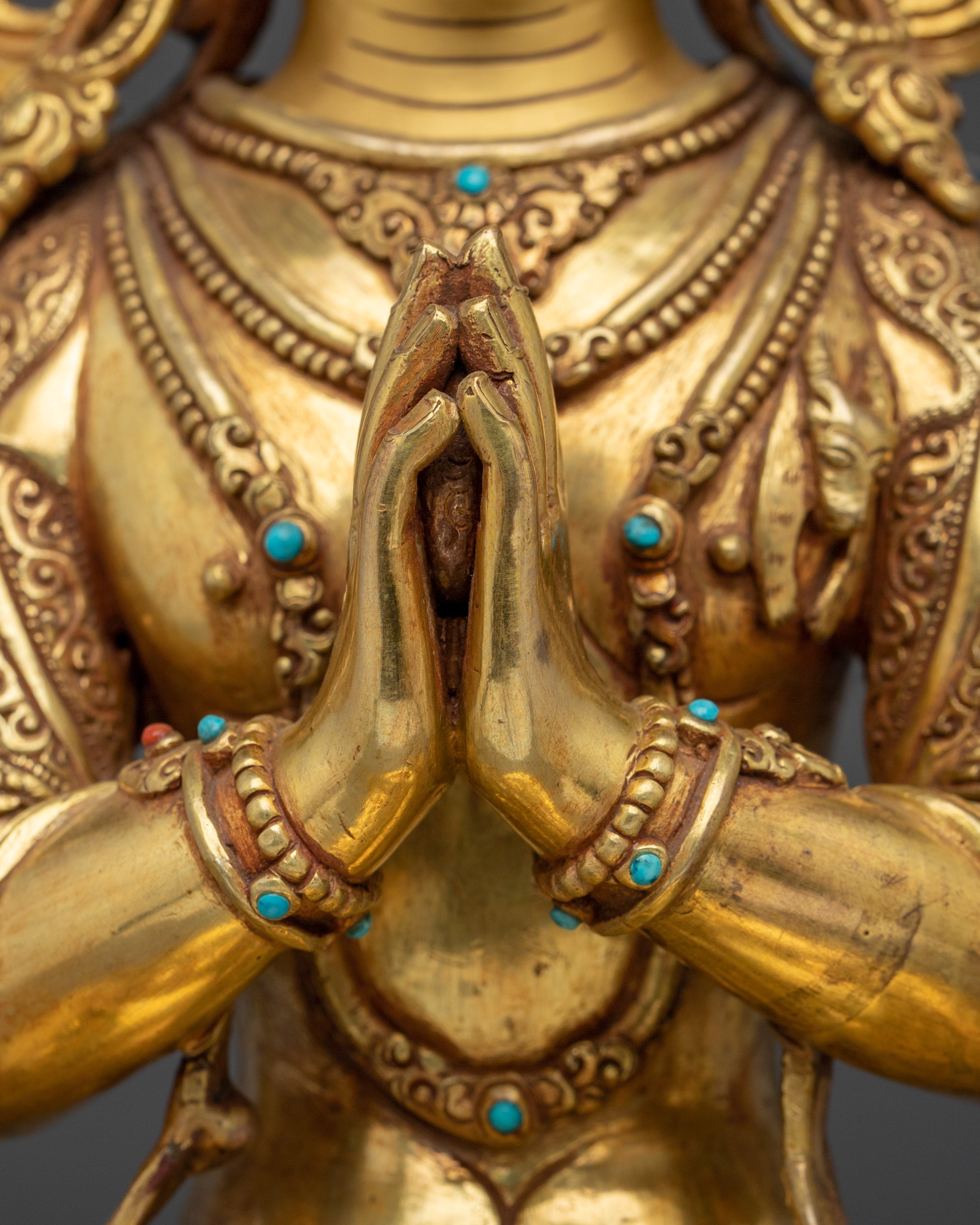 Protective Bodhisattva Chenrezig Art | The one who looks with unwavering eye