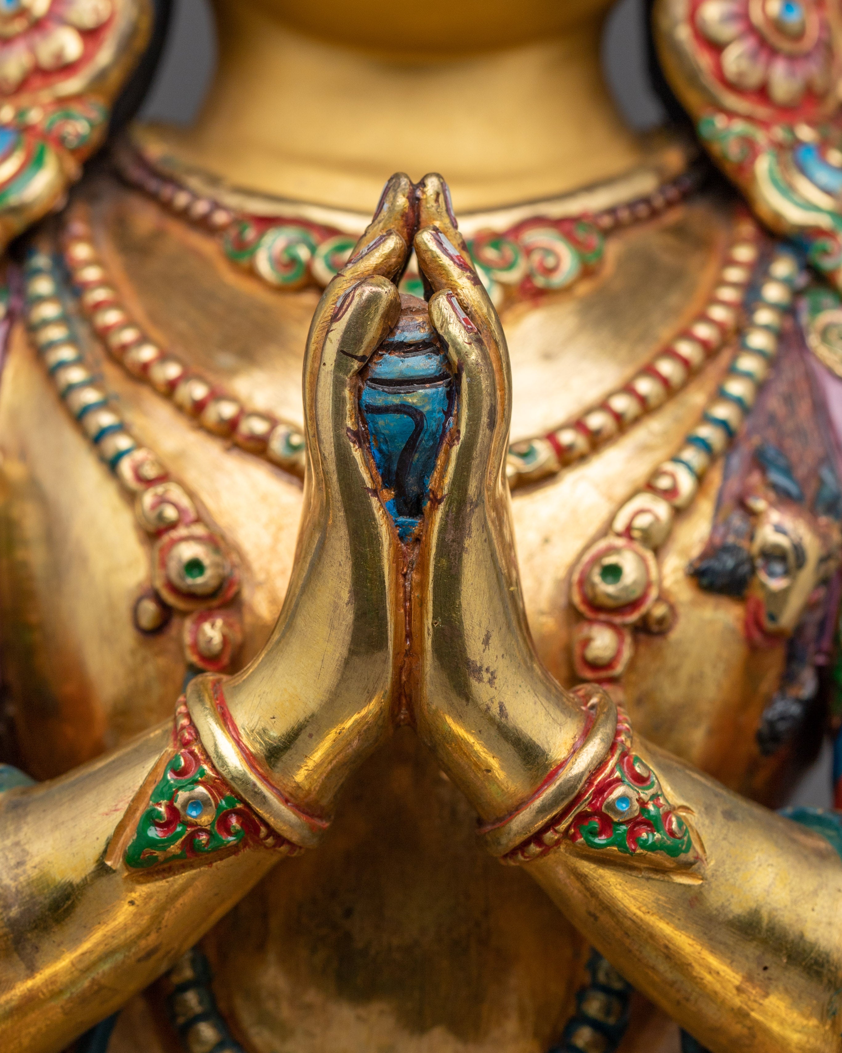 4-Armed Avalokiteshvara Figurine | Tibetan Sculpture