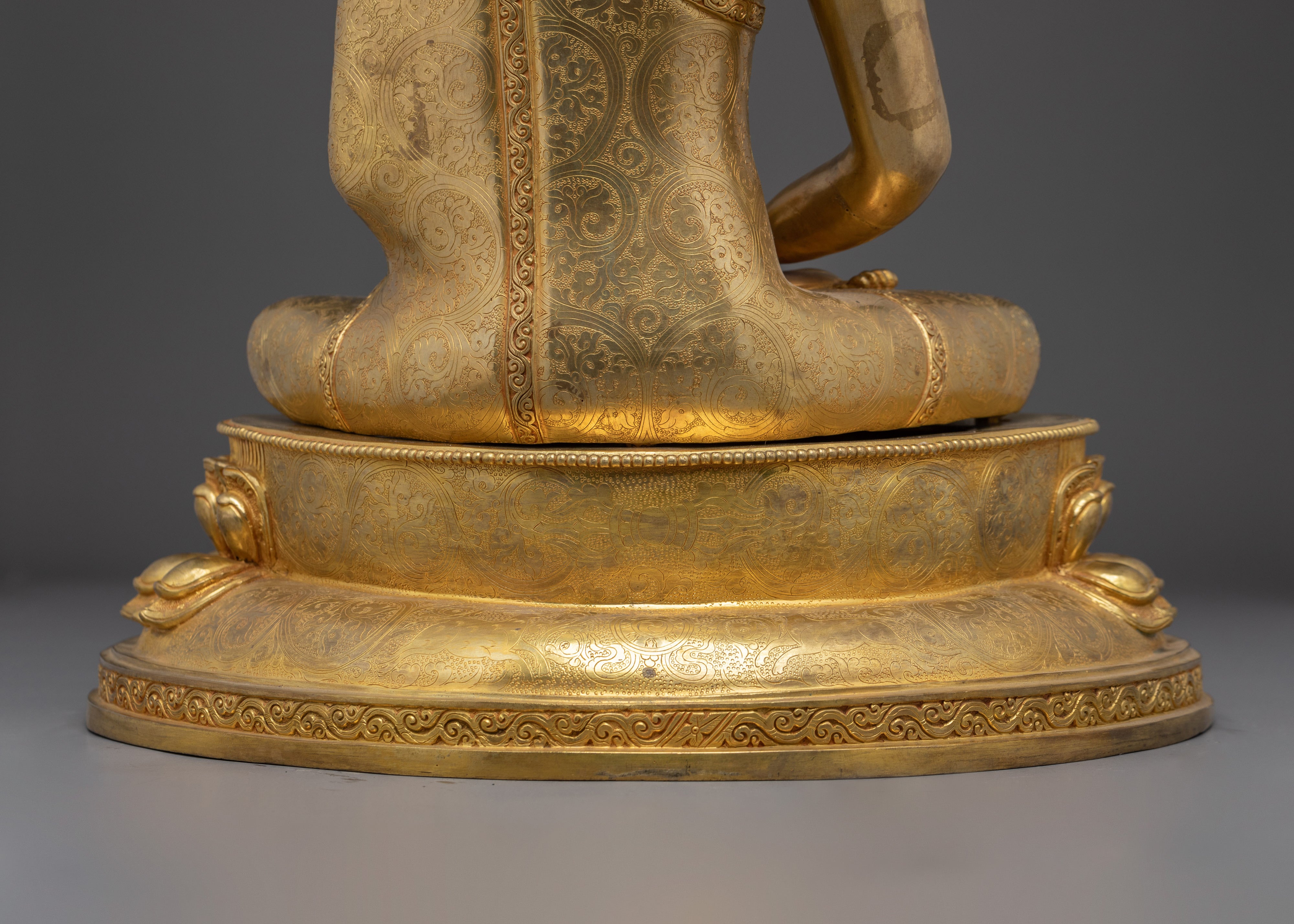 Enlightened Golden Amitabha Buddha Statue | Spiritual Buddha