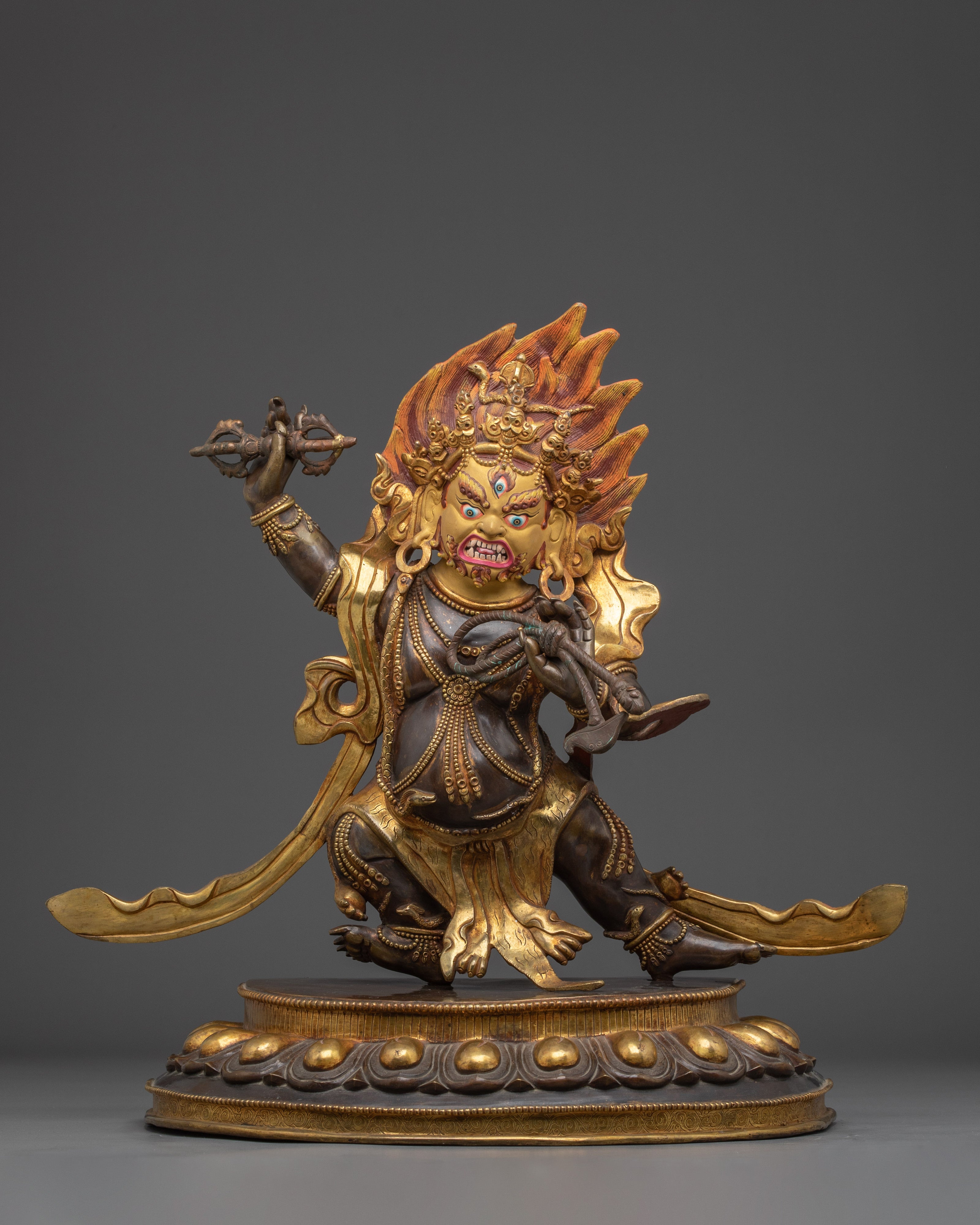Buddhist Protector Deity Vajrapani | Tantric Deity Statue