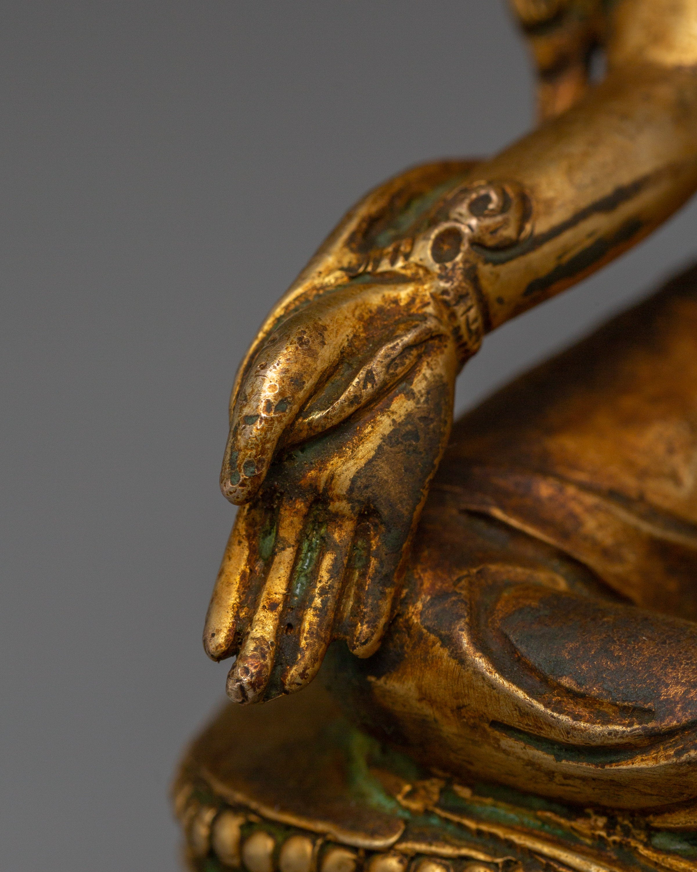 Antique Sacred Feminine Art of Green Tara | The Compassionate Protector