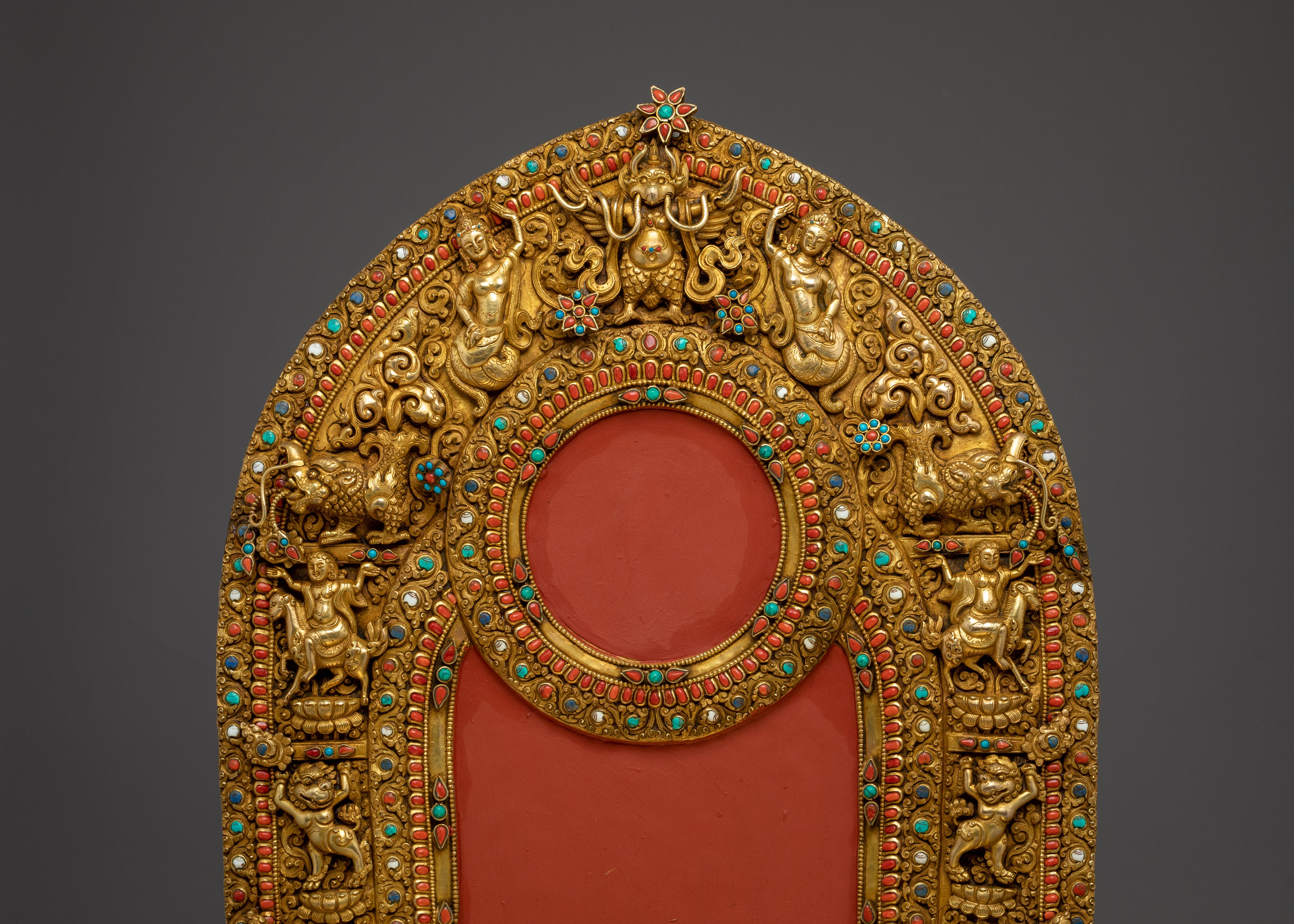 Statue of Green Tara on Throne | Mother of Liberation