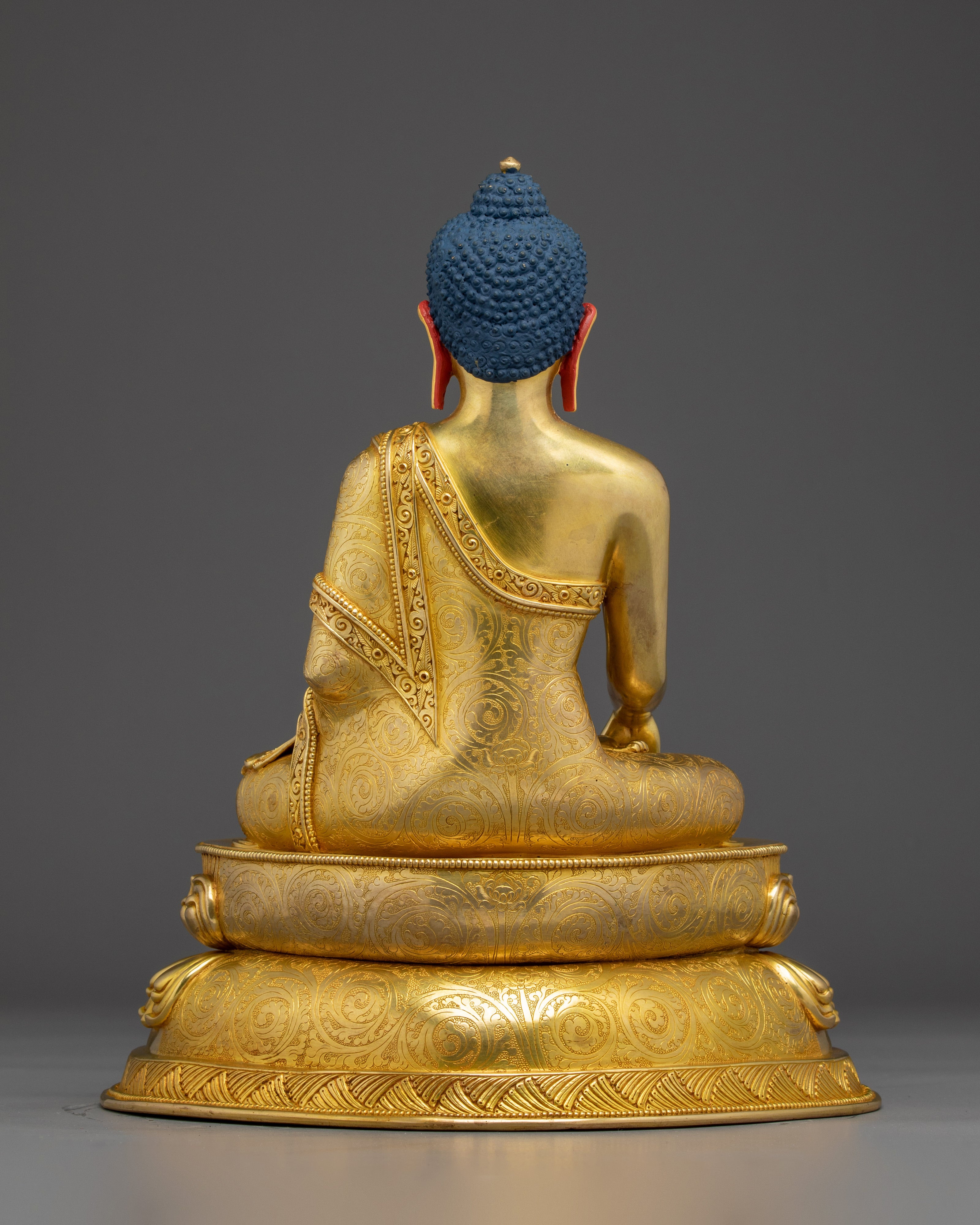 Tibetan Shakyamuni Buddha Spiritual Art | Himalayan Handmade Statue