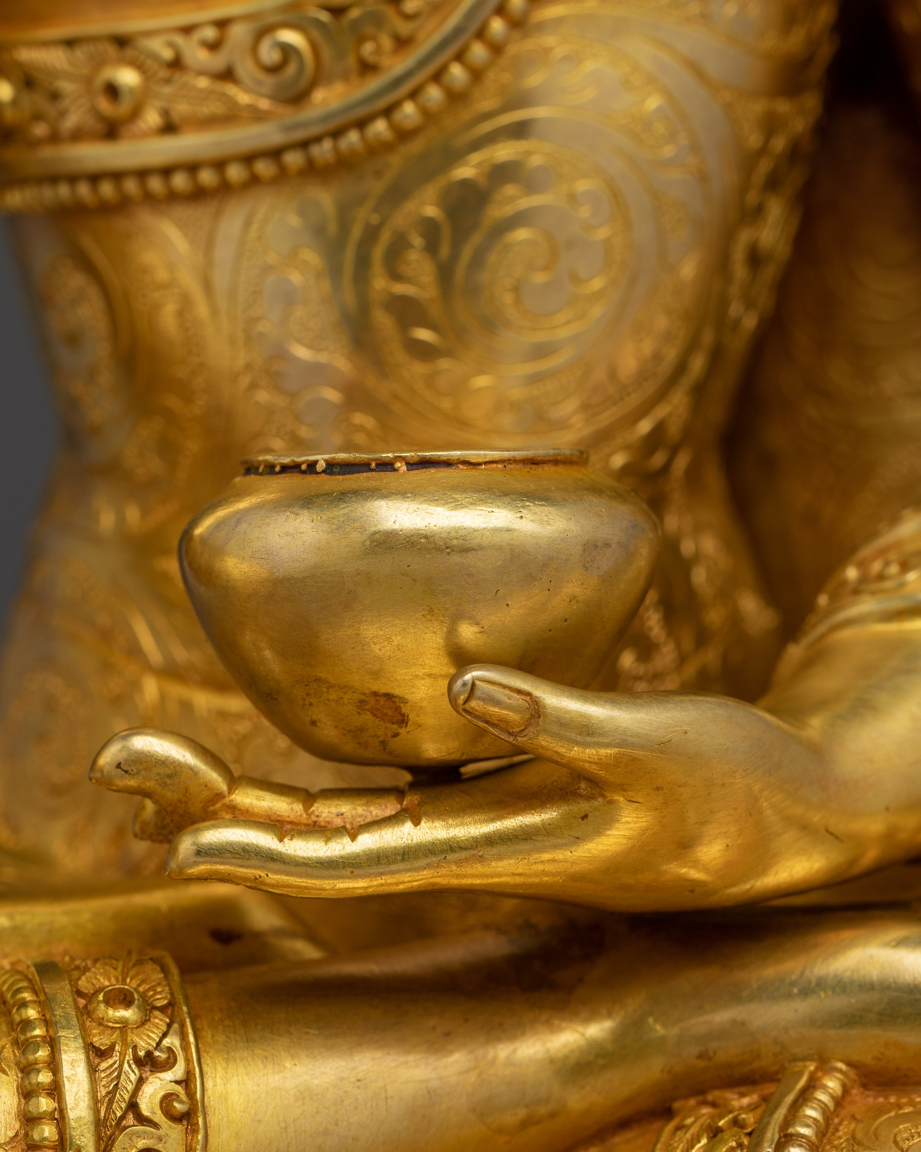 Tibetan Shakyamuni Buddha Spiritual Art | Himalayan Handmade Statue