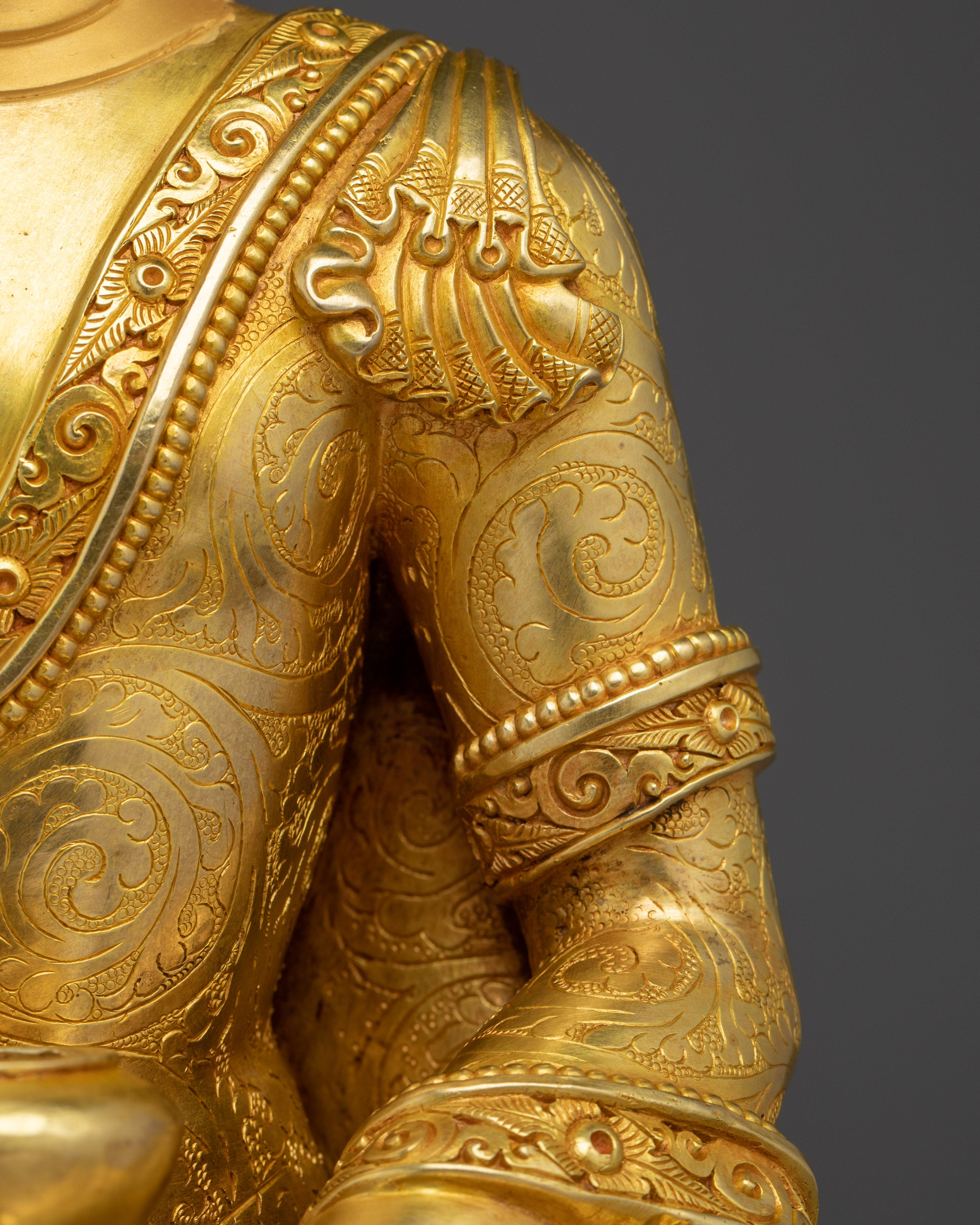 Tibetan Shakyamuni Buddha Spiritual Art | Himalayan Handmade Statue