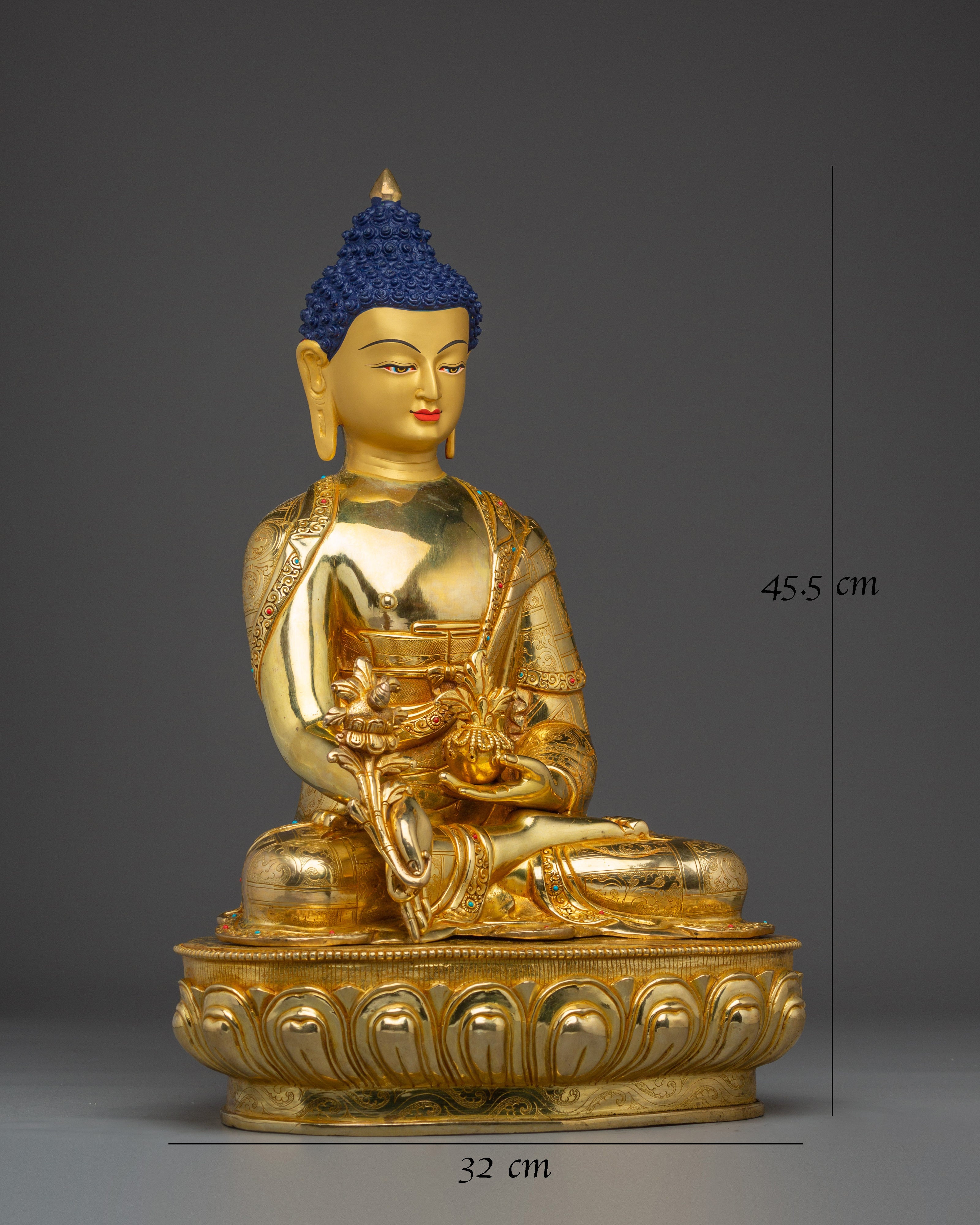 Medicine Buddha Sculpture for Healing 
