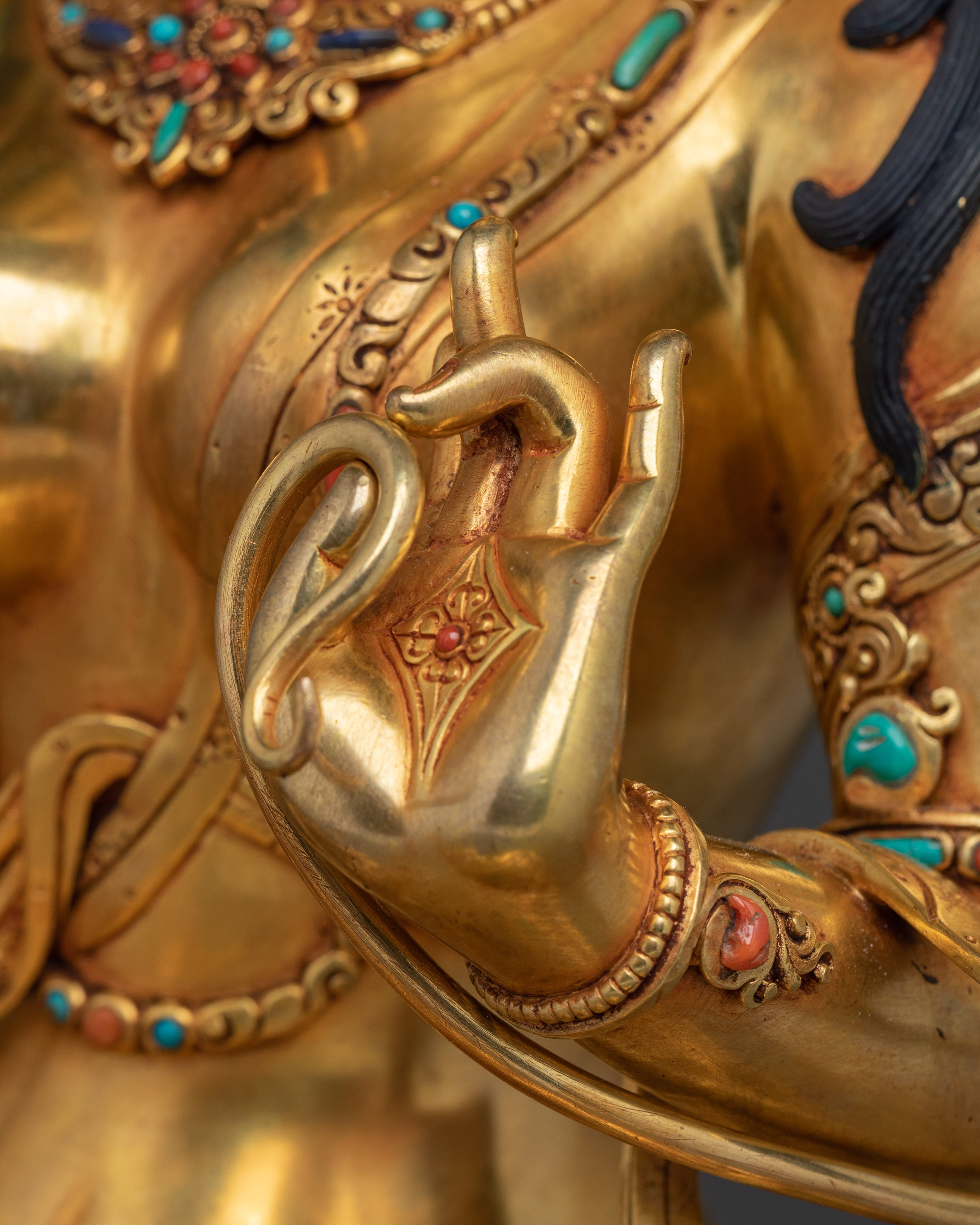Female Buddha Art of Green Tara | Peaceful Tara