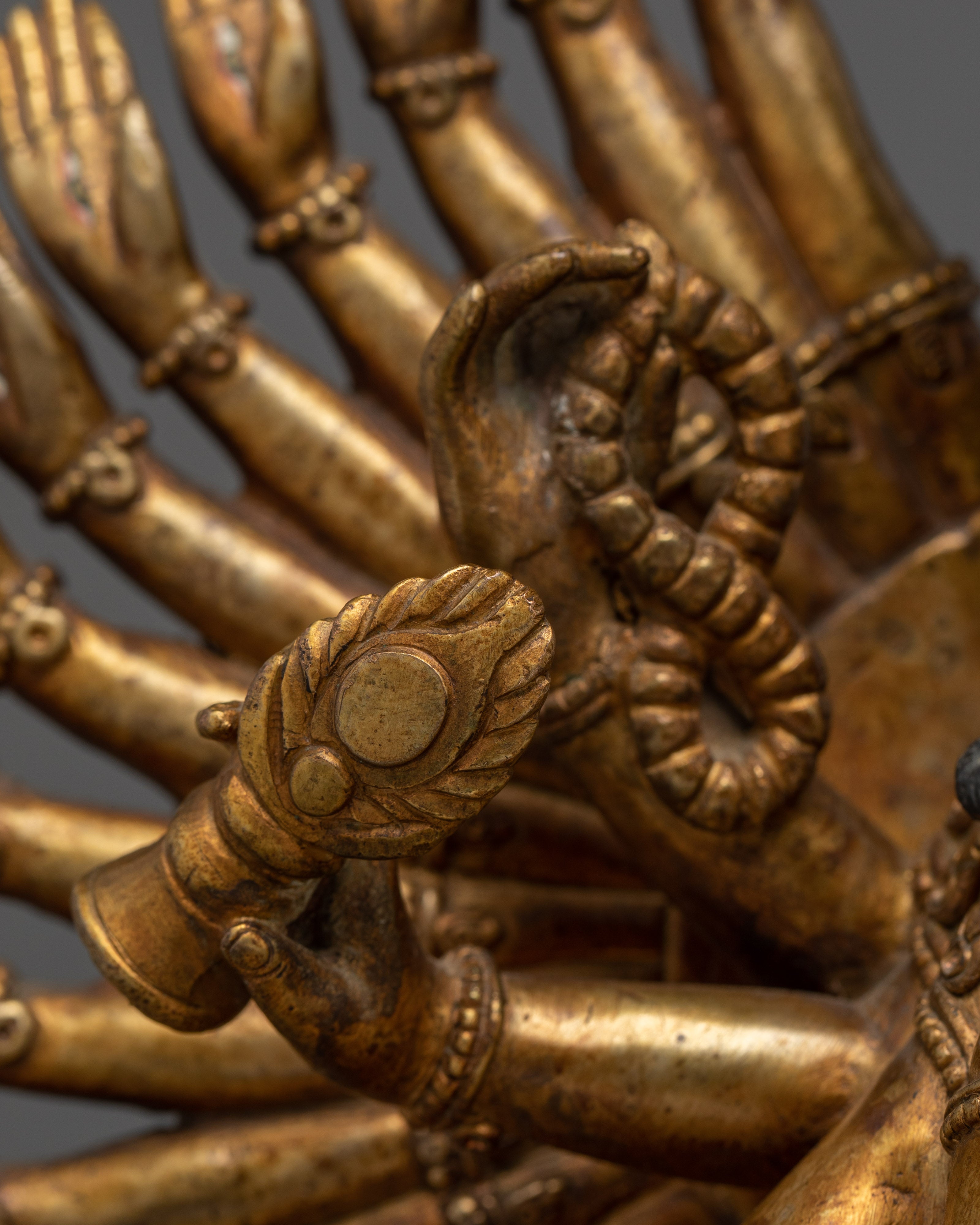 Handcrafted Chenrezig With 1000 Arms | Traditional Himalayan Art