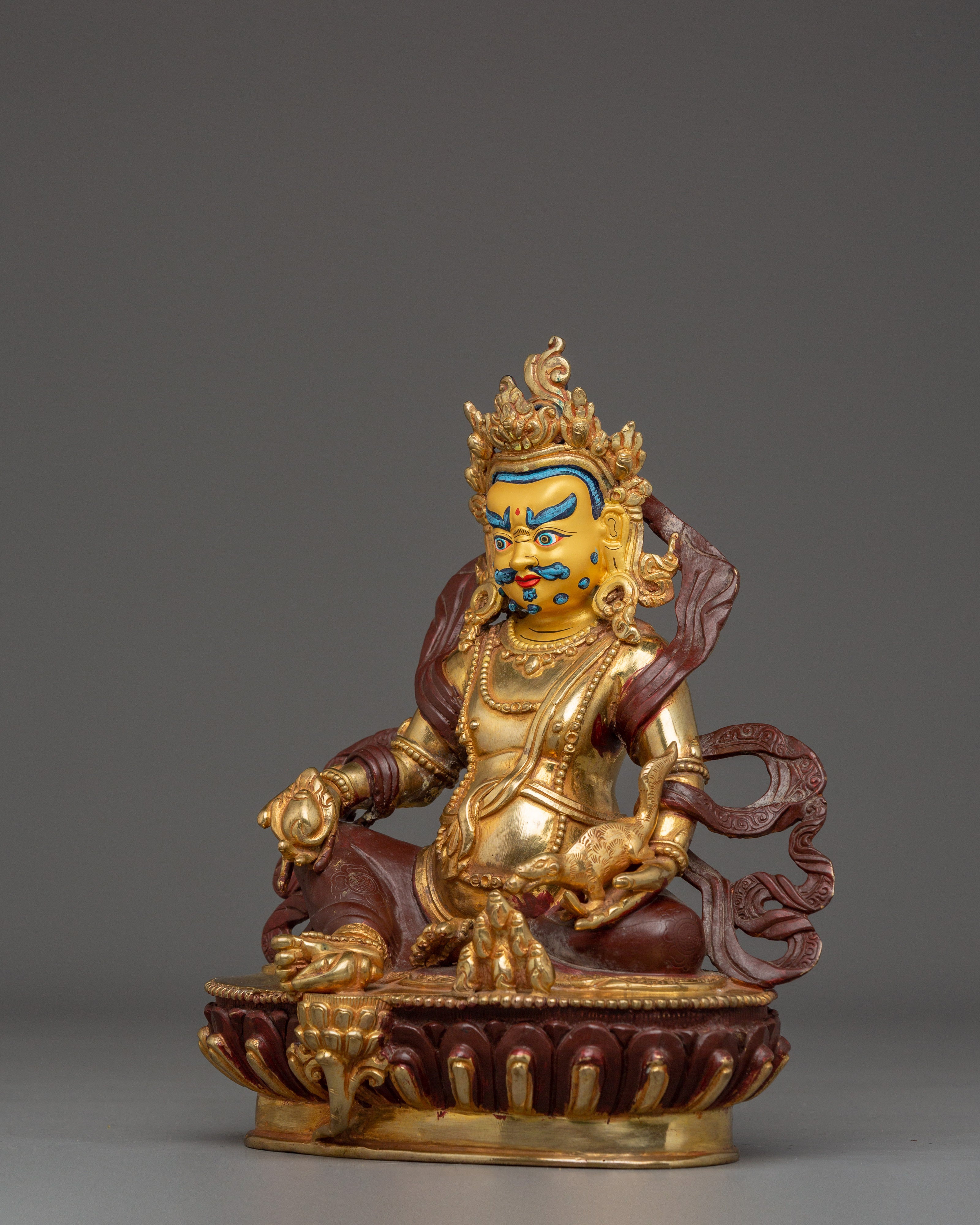 Dzambhala Art, Tibetan Wealth God | Sacred Prosperity Statue