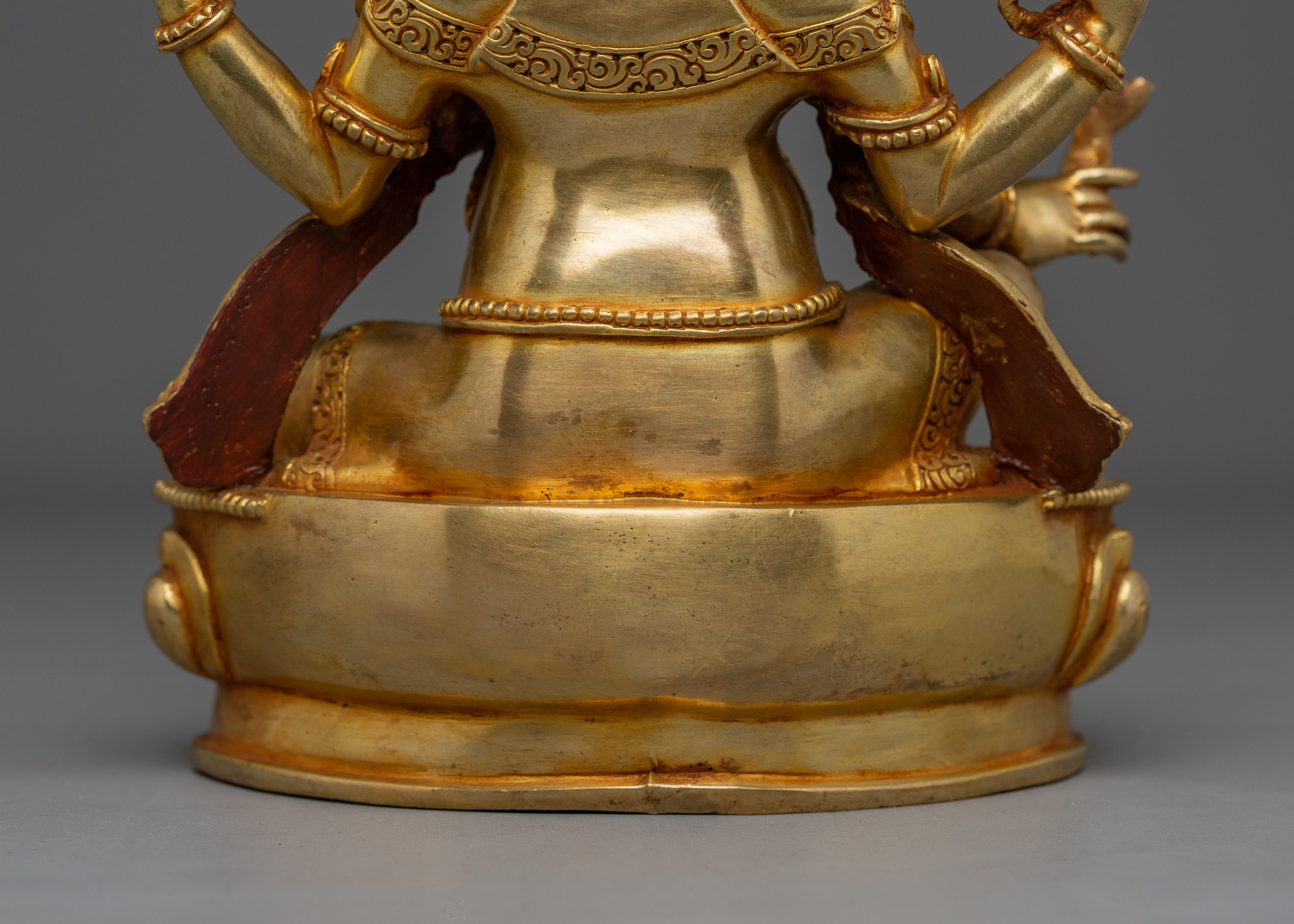 Ganesh 24k Gold Gilded and Copper Art | Symbol of Prosperity, Wisdom, and Protection