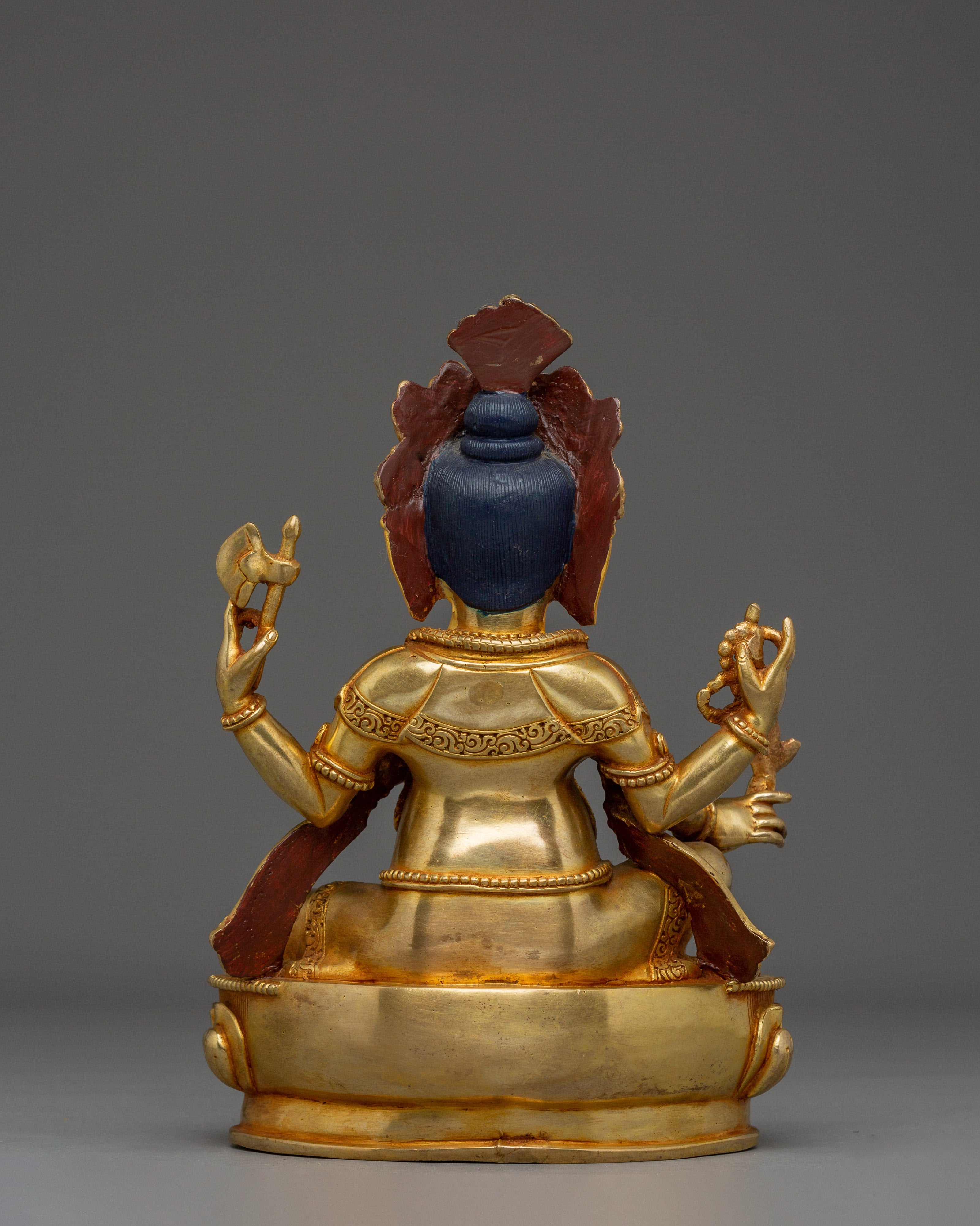 Ganesh 24k Gold Gilded and Copper Art | Symbol of Prosperity, Wisdom, and Protection