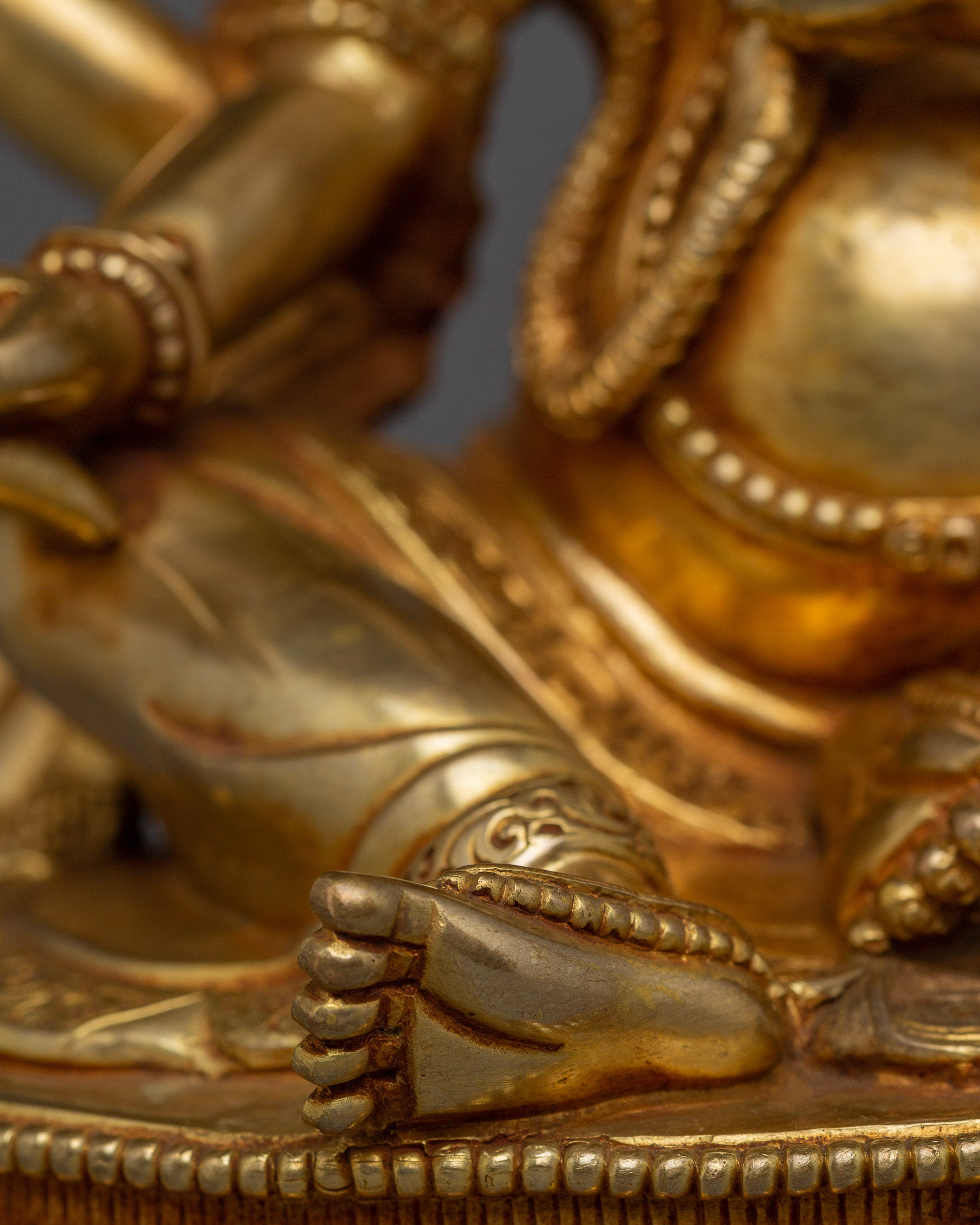 Ganesh 24k Gold Gilded and Copper Art | Symbol of Prosperity, Wisdom, and Protection