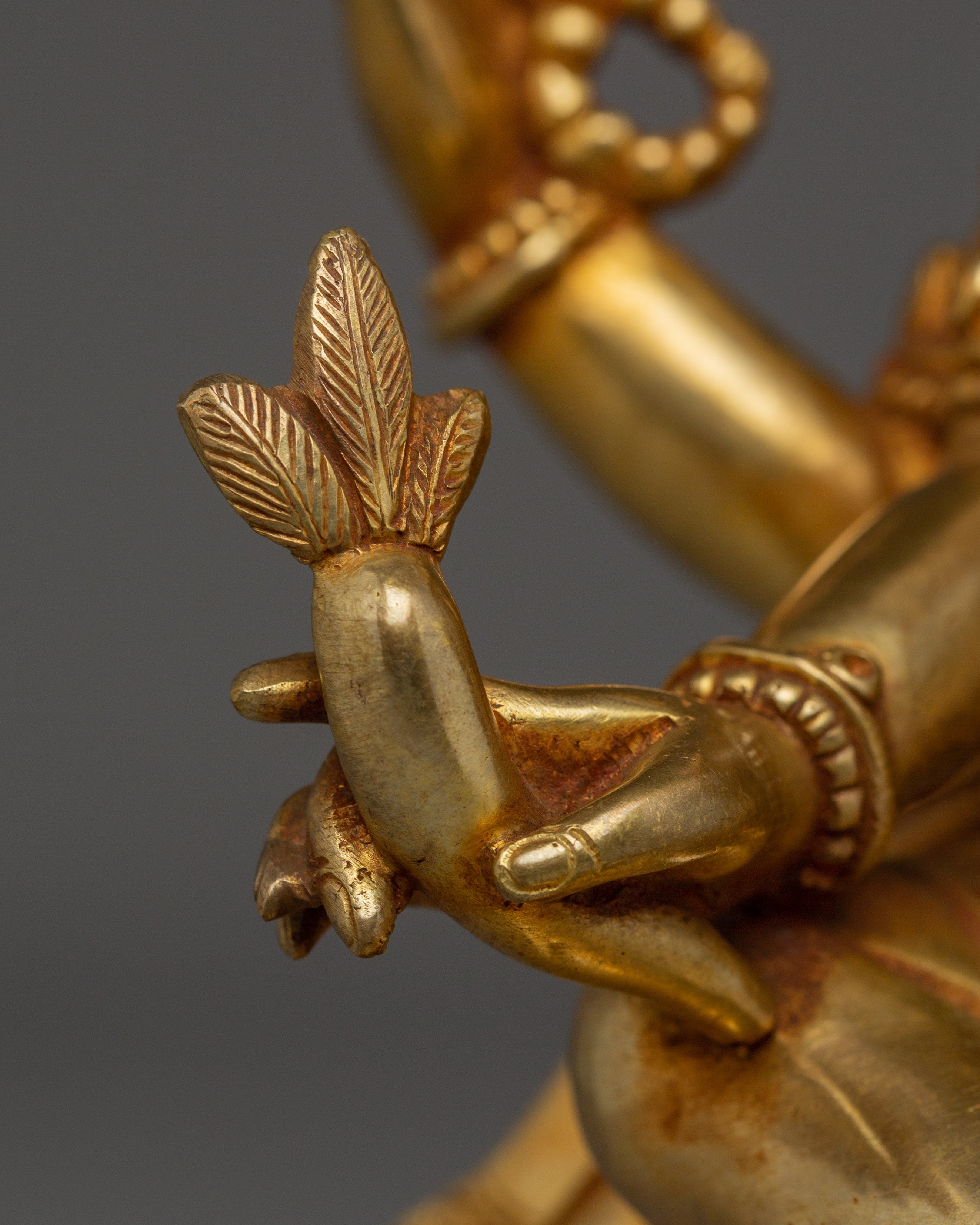Ganesh 24k Gold Gilded and Copper Art | Symbol of Prosperity, Wisdom, and Protection