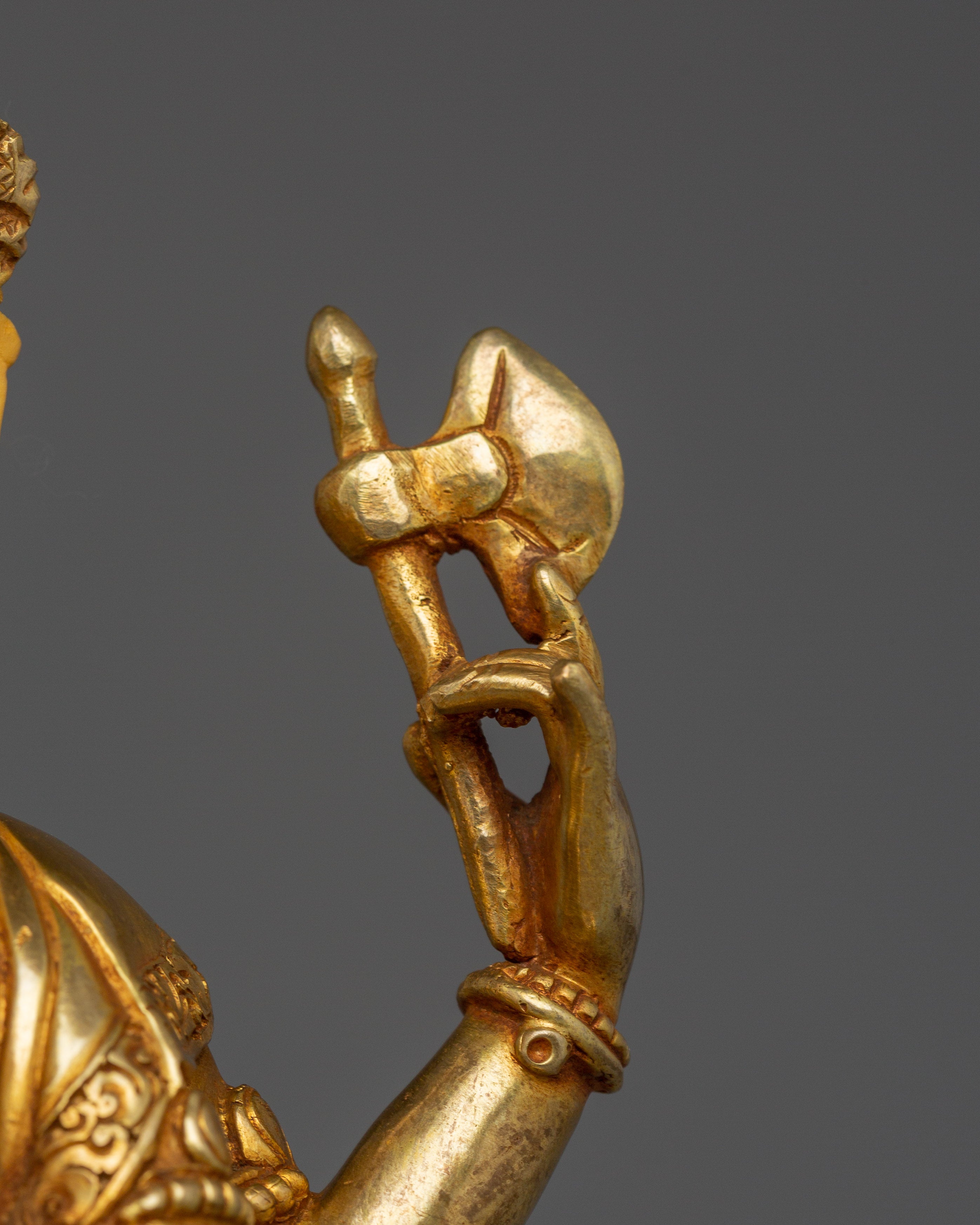 Ganesh 24k Gold Gilded and Copper Art | Symbol of Prosperity, Wisdom, and Protection
