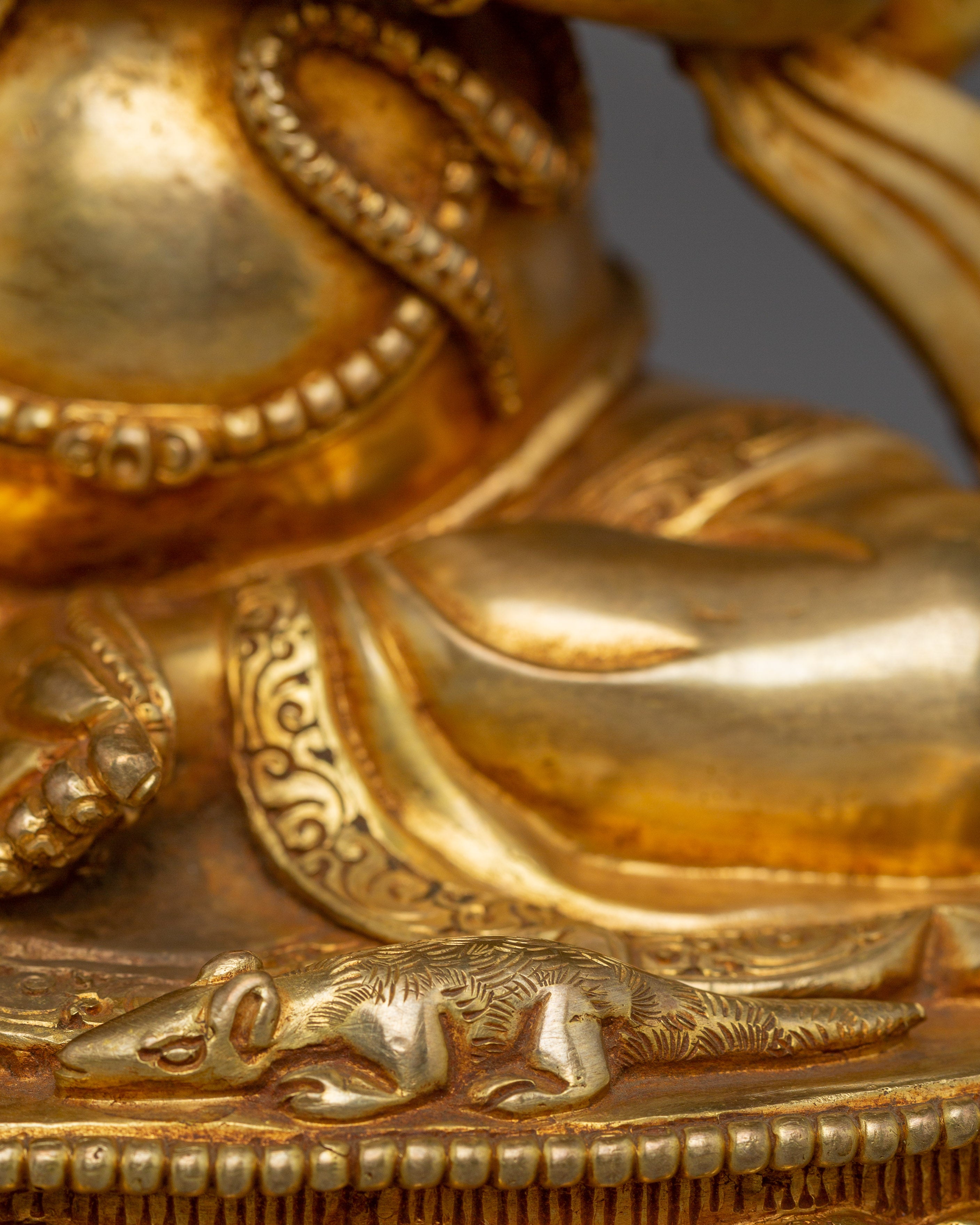 Ganesh 24k Gold Gilded and Copper Art | Symbol of Prosperity, Wisdom, and Protection