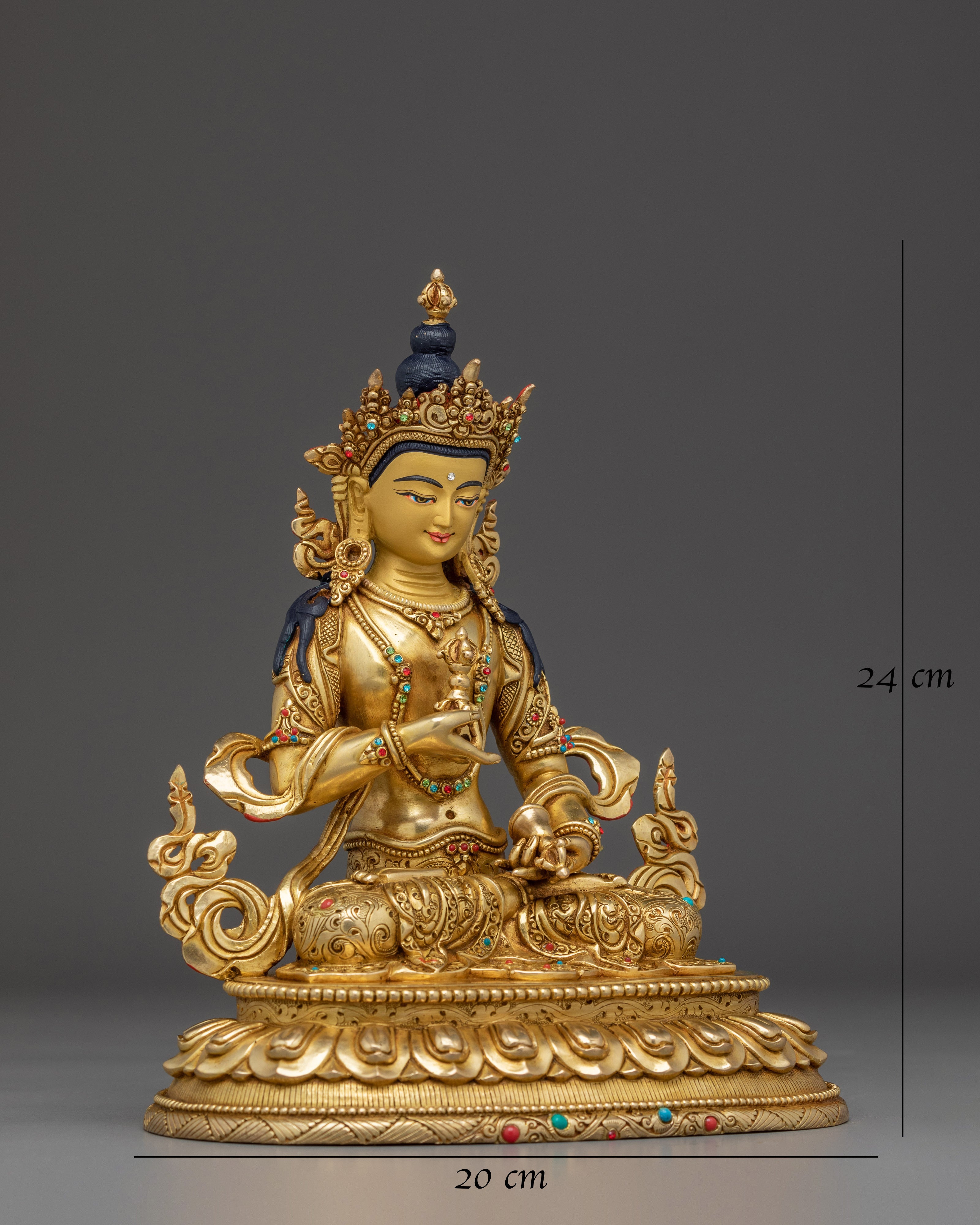 Vajrasattva Statue: Tibetan Purification Deity 