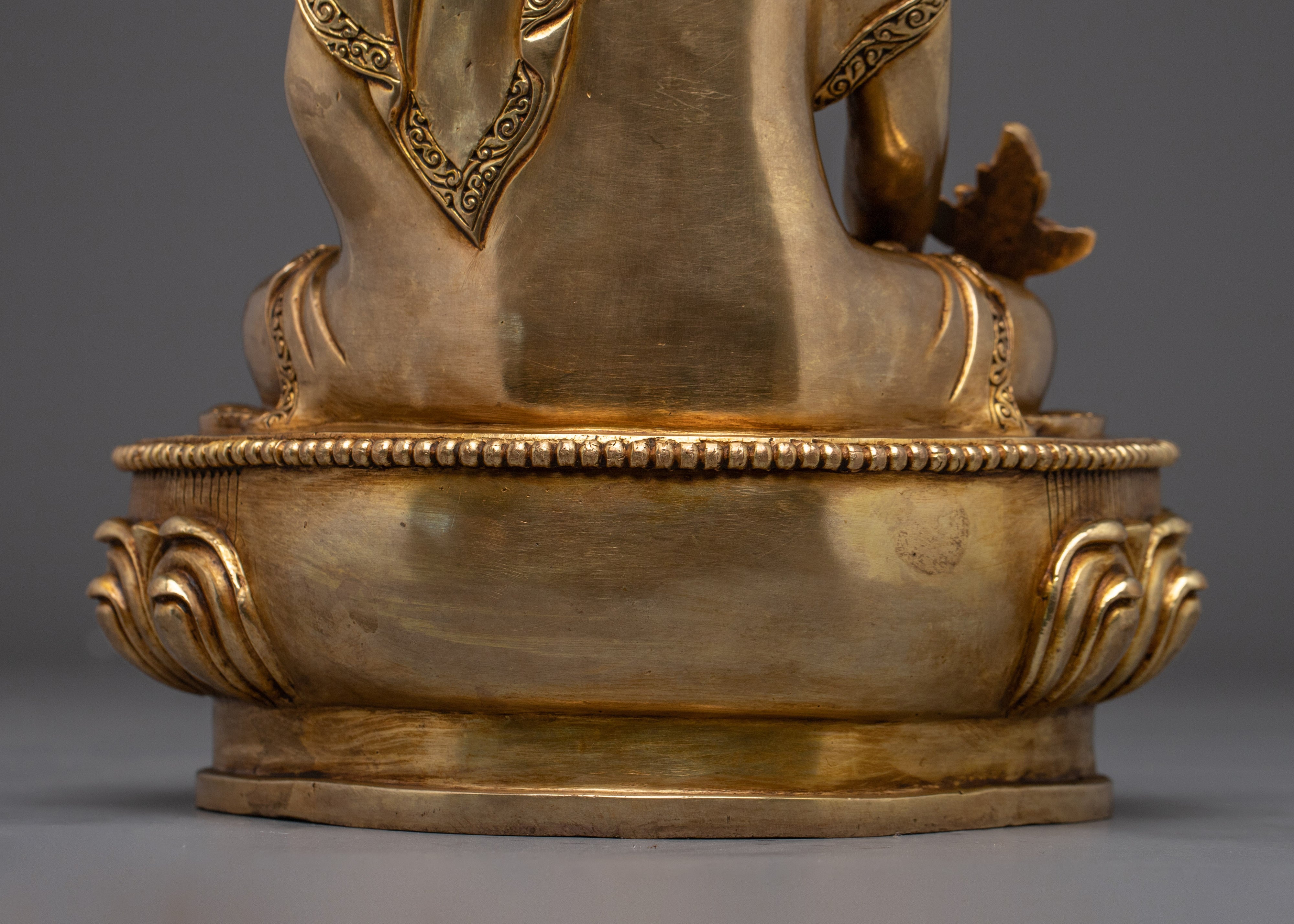 Sacred Medicine Buddha Sculpture for Altar | Copper Deity and Spiritual Healing Spaces