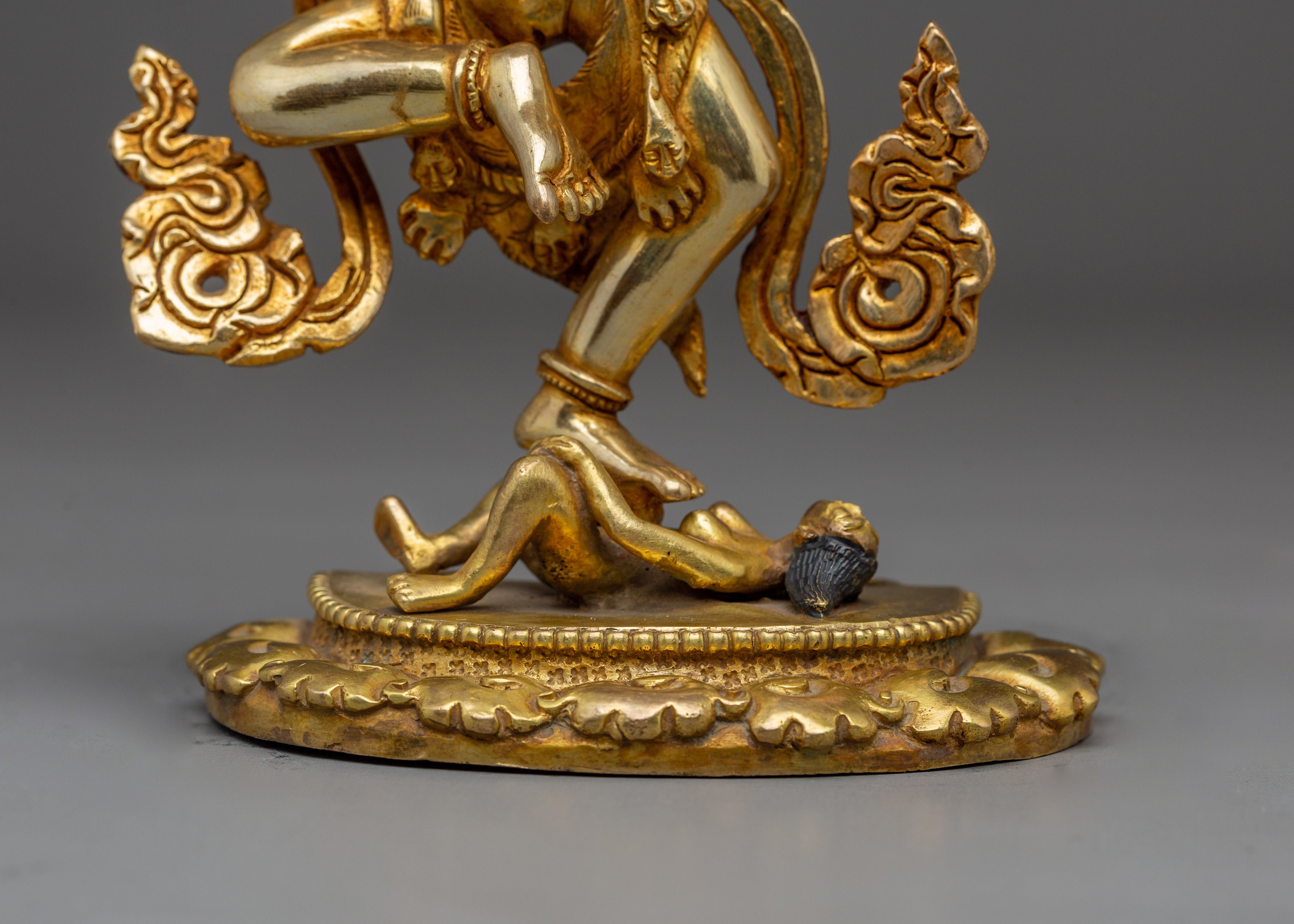 Lion Headed Dakini Simhamukha | Nepali Handcrafted Sculpture