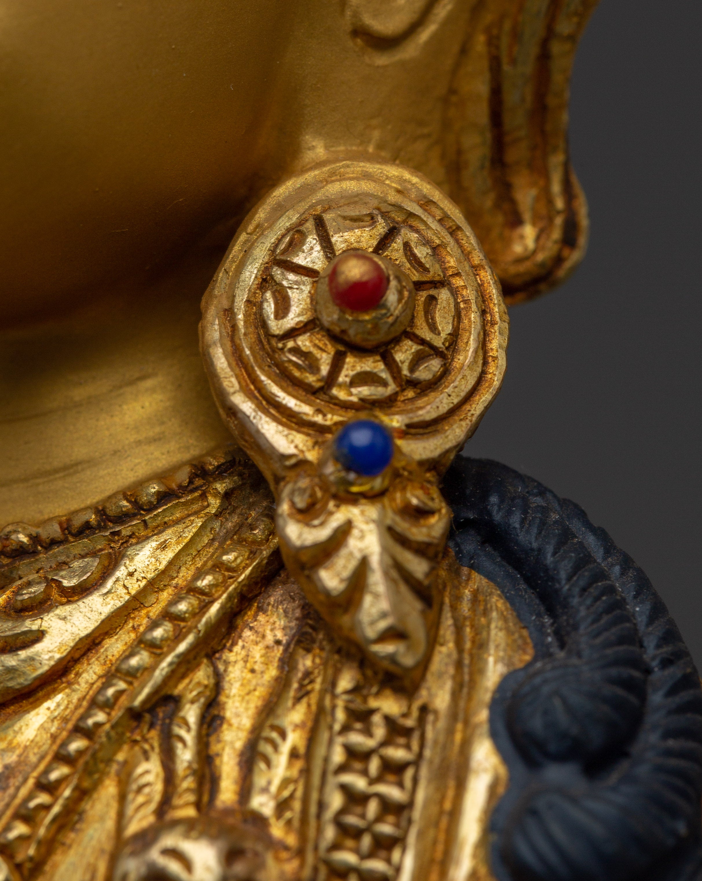 Handcrafted Chenrezig Copper Artwork | Meditation and Spiritual Decor