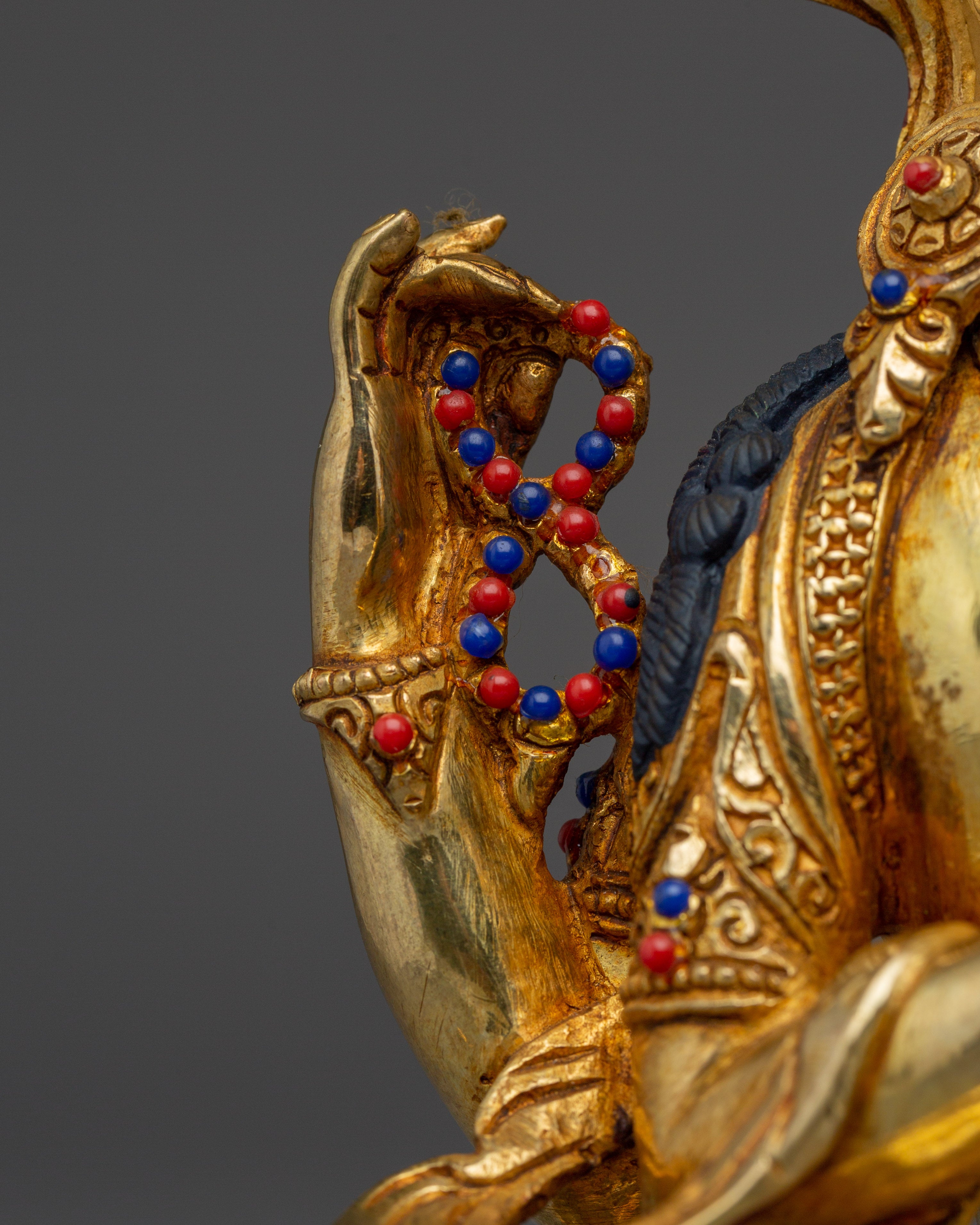 Handcrafted Chenrezig Copper Artwork | Meditation and Spiritual Decor