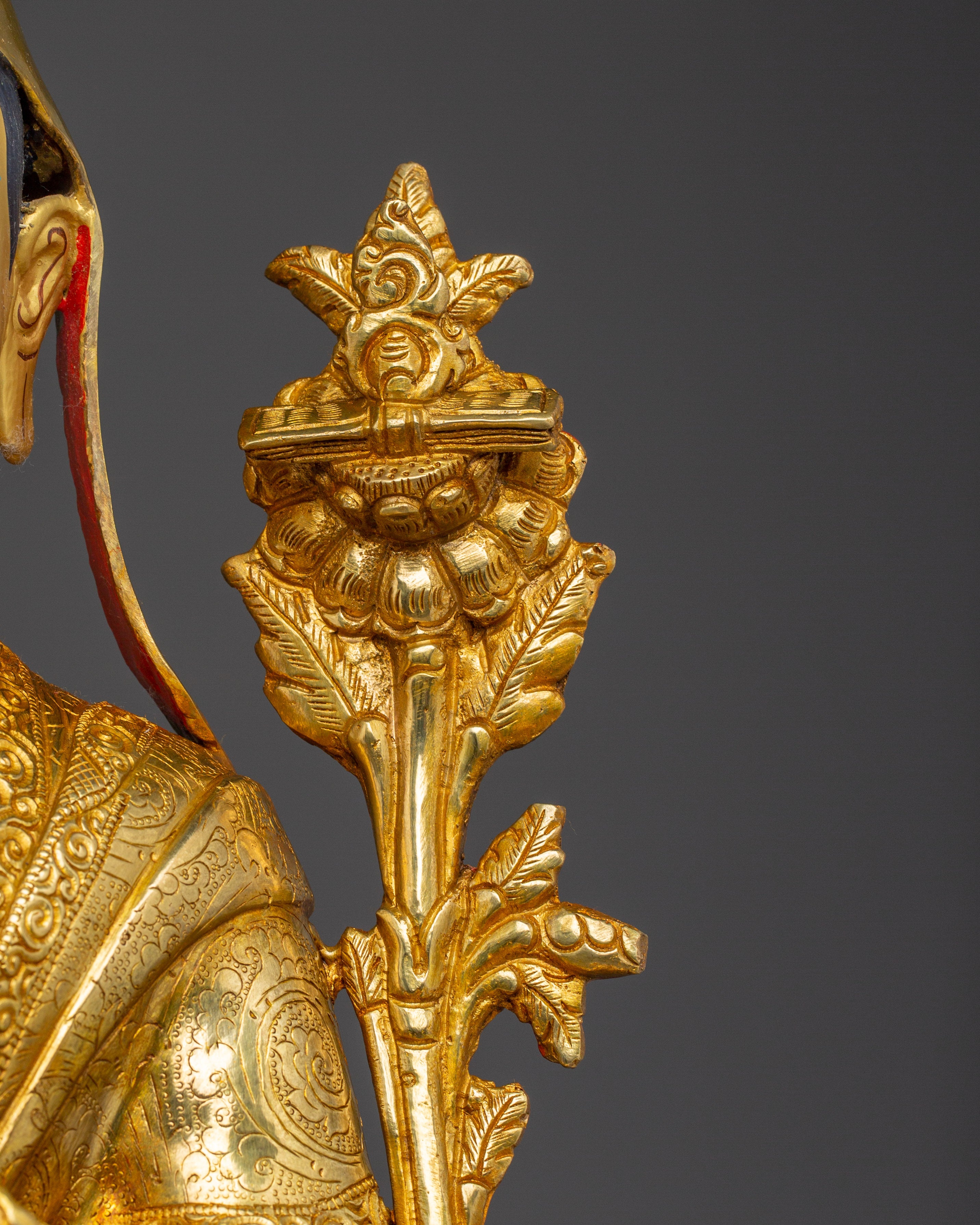 Tsongkhapa Statue Set: Himalayan Handmade Artwork
