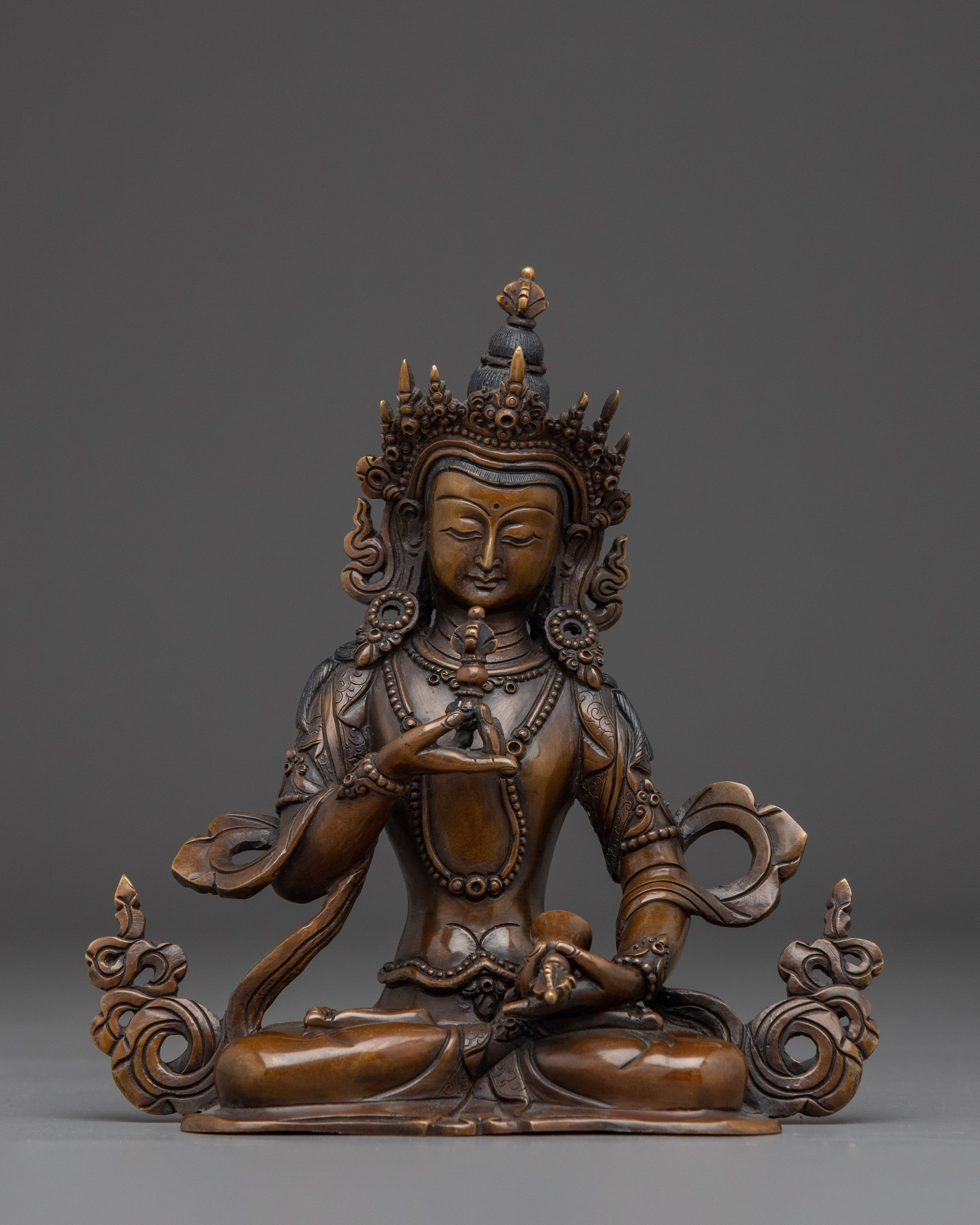 Oxidized Copper Bodhisattva Statue set | Complete Six Bodhisattva For Shrines