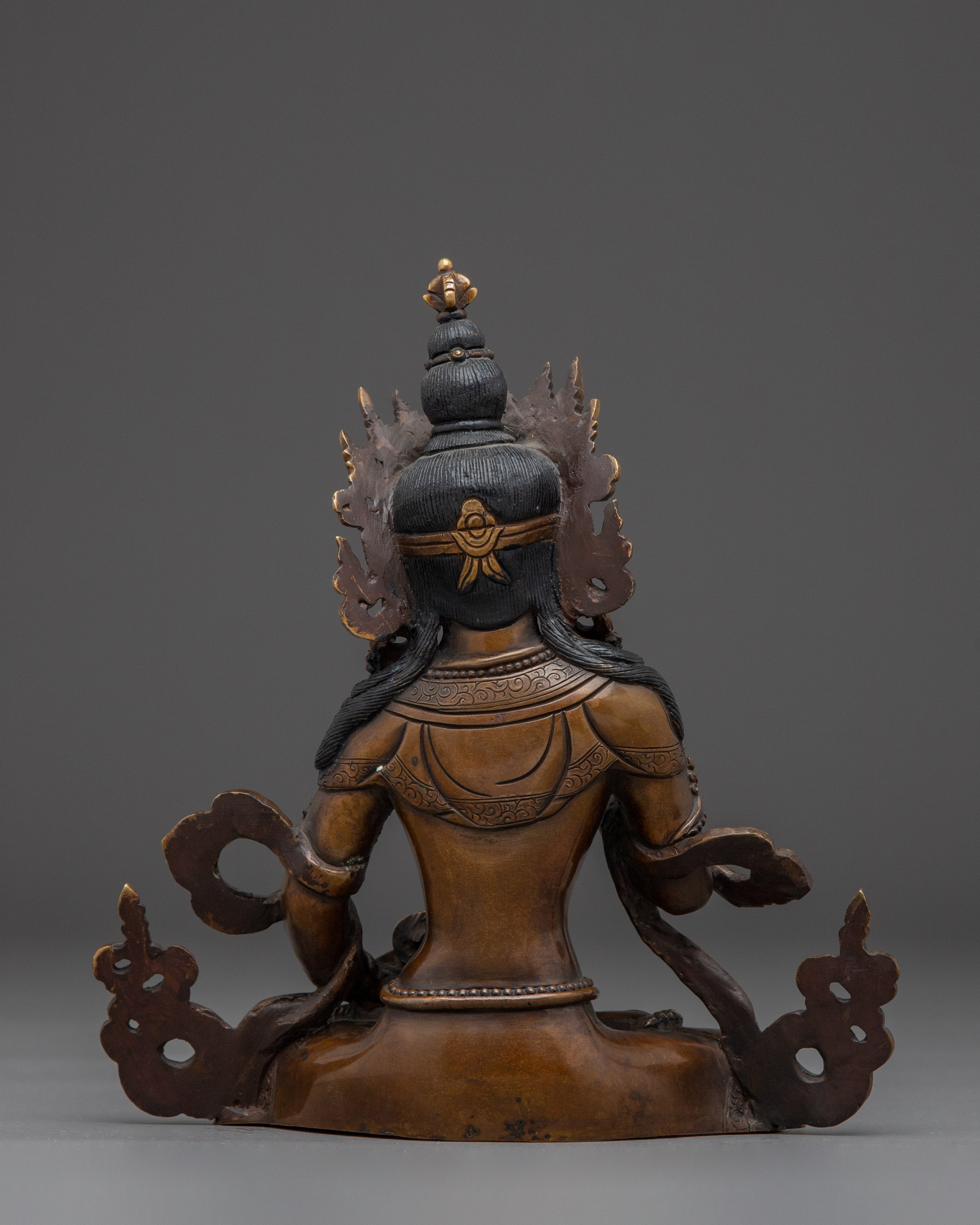Oxidized Copper Bodhisattva Statue set | Complete Six Bodhisattva For Shrines