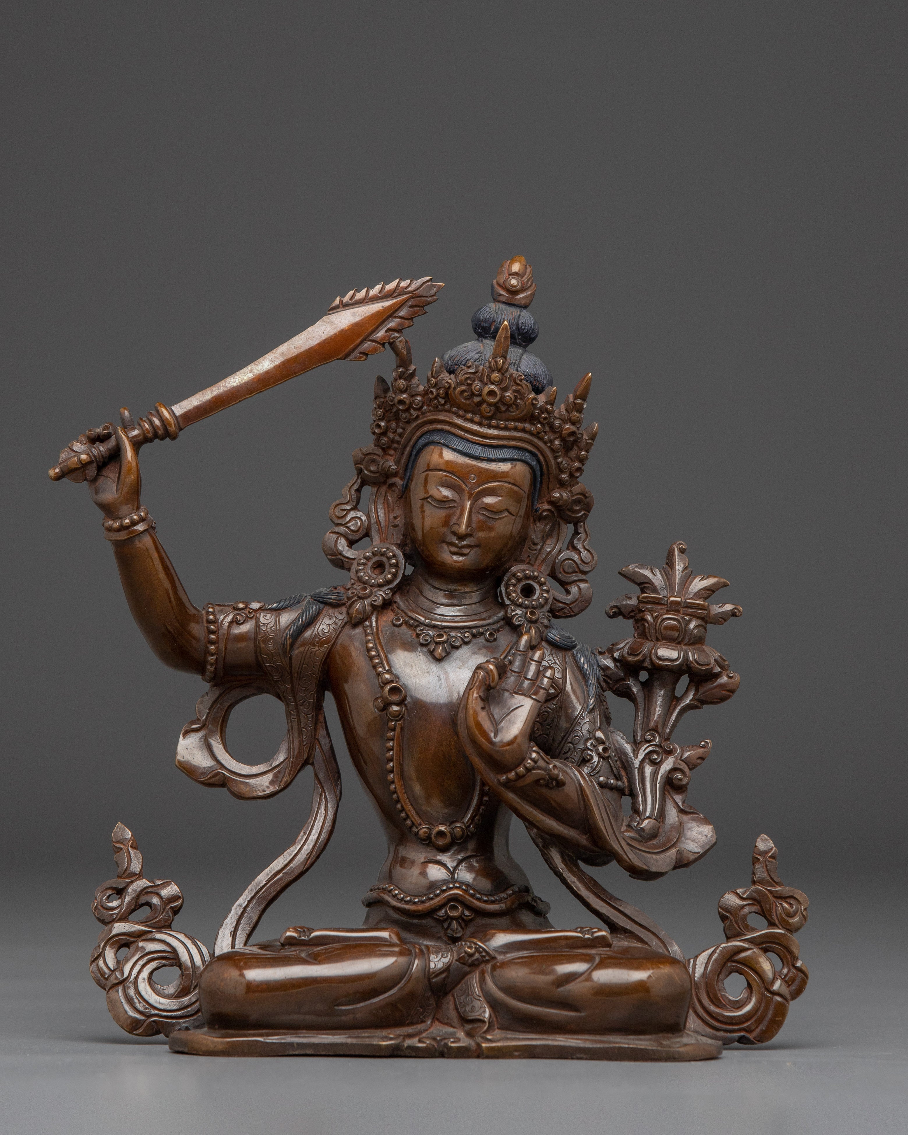 Oxidized Copper Bodhisattva Statue set | Complete Six Bodhisattva For Shrines