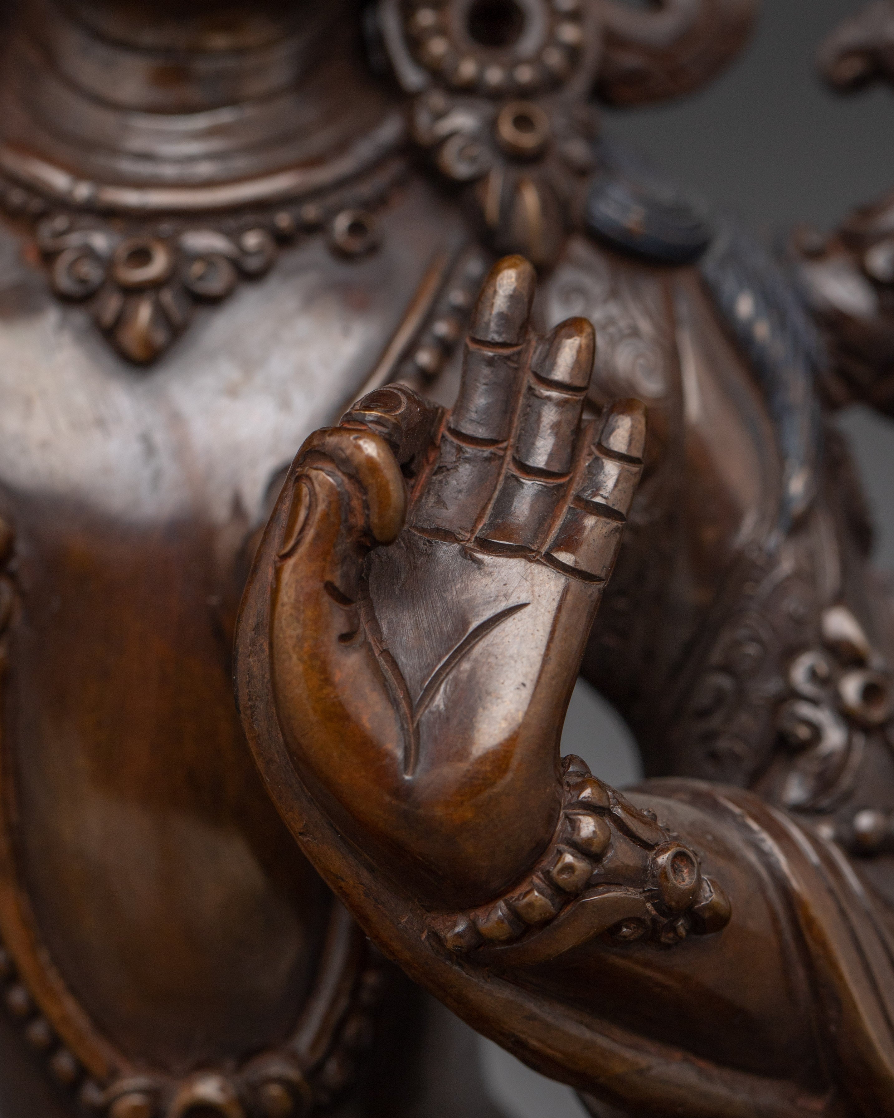 Oxidized Copper Bodhisattva Statue set | Complete Six Bodhisattva For Shrines