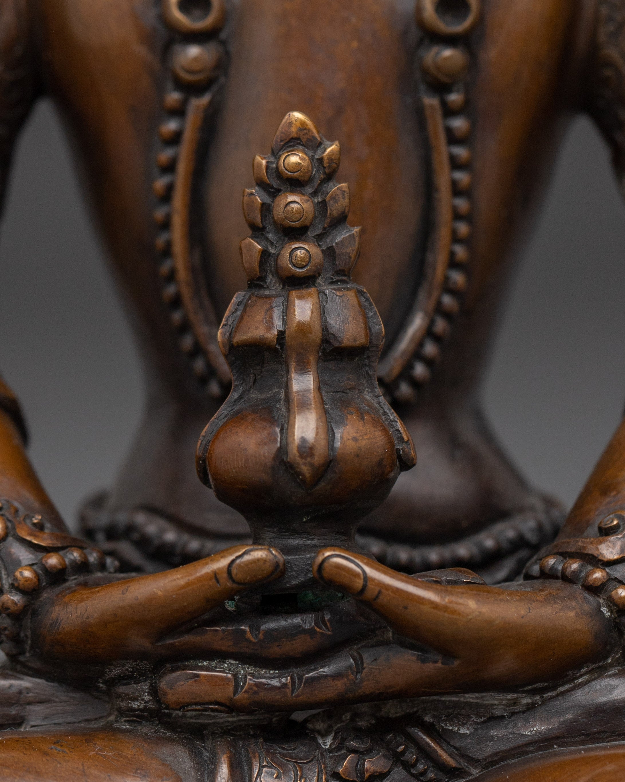 Oxidized Copper Bodhisattva Statue set | Complete Six Bodhisattva For Shrines