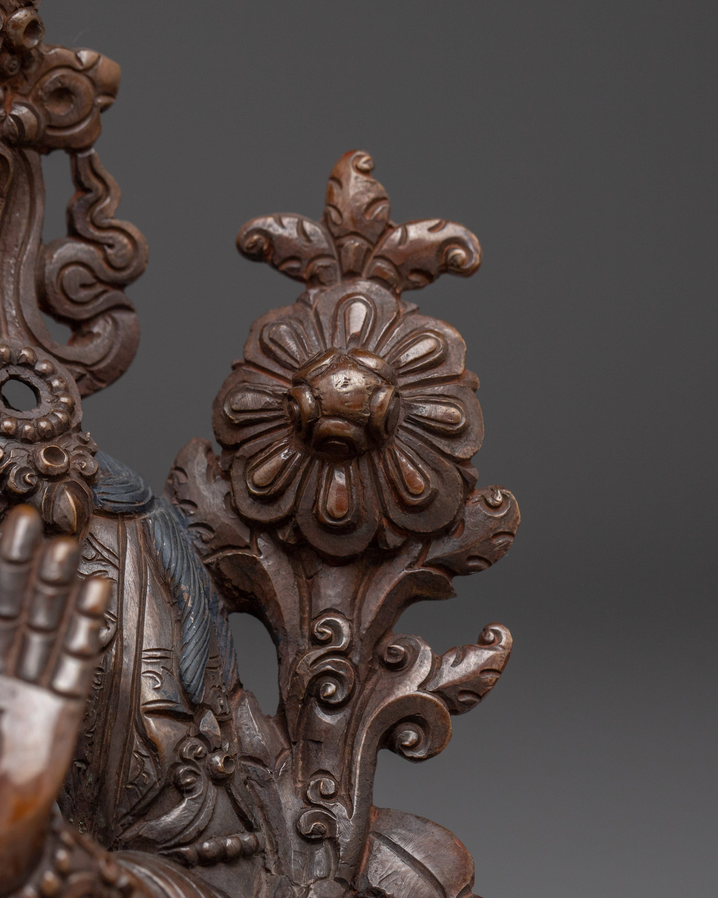 Oxidized Copper Bodhisattva Statue set | Complete Six Bodhisattva For Shrines