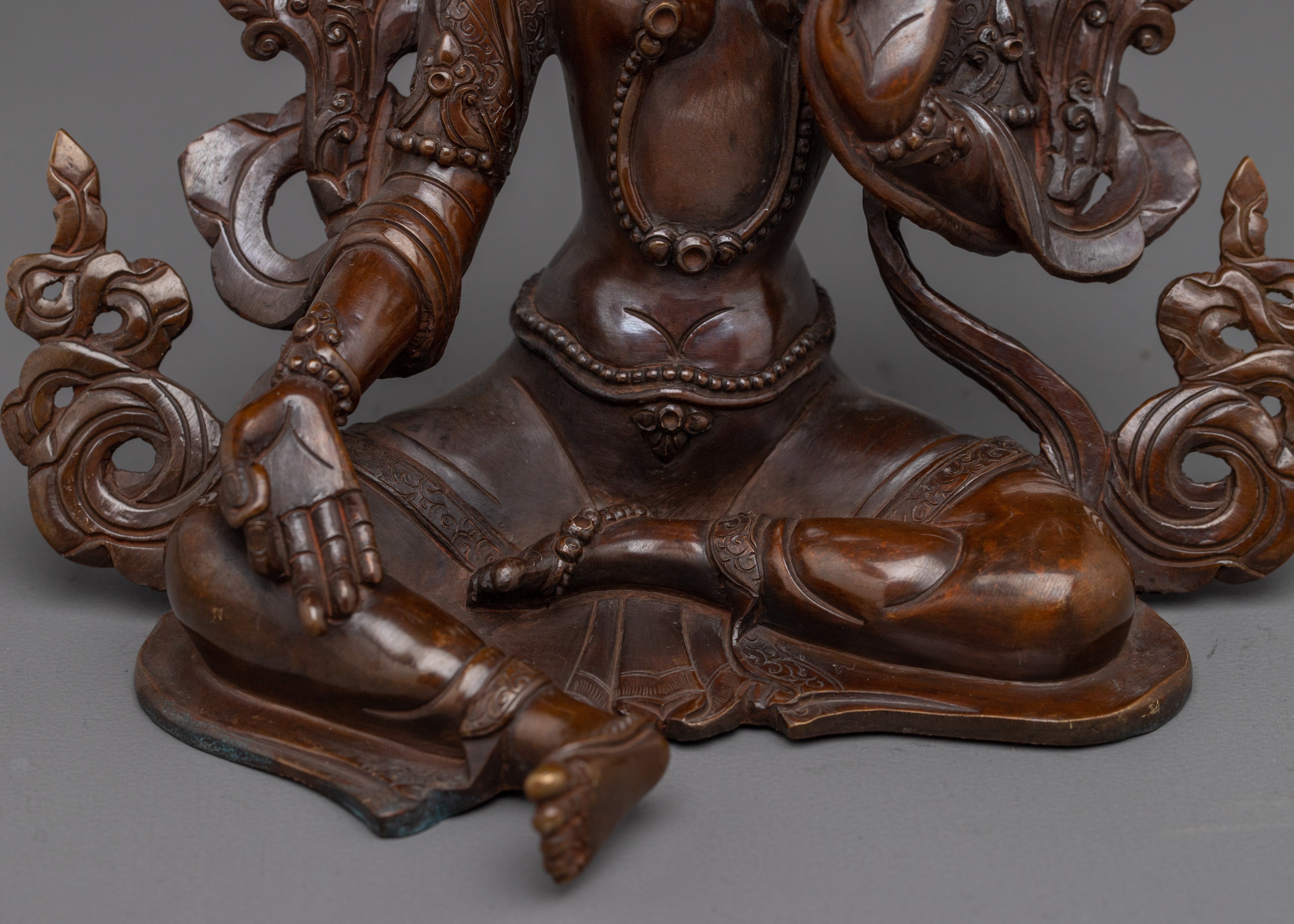 Oxidized Copper Bodhisattva Statue set | Complete Six Bodhisattva For Shrines