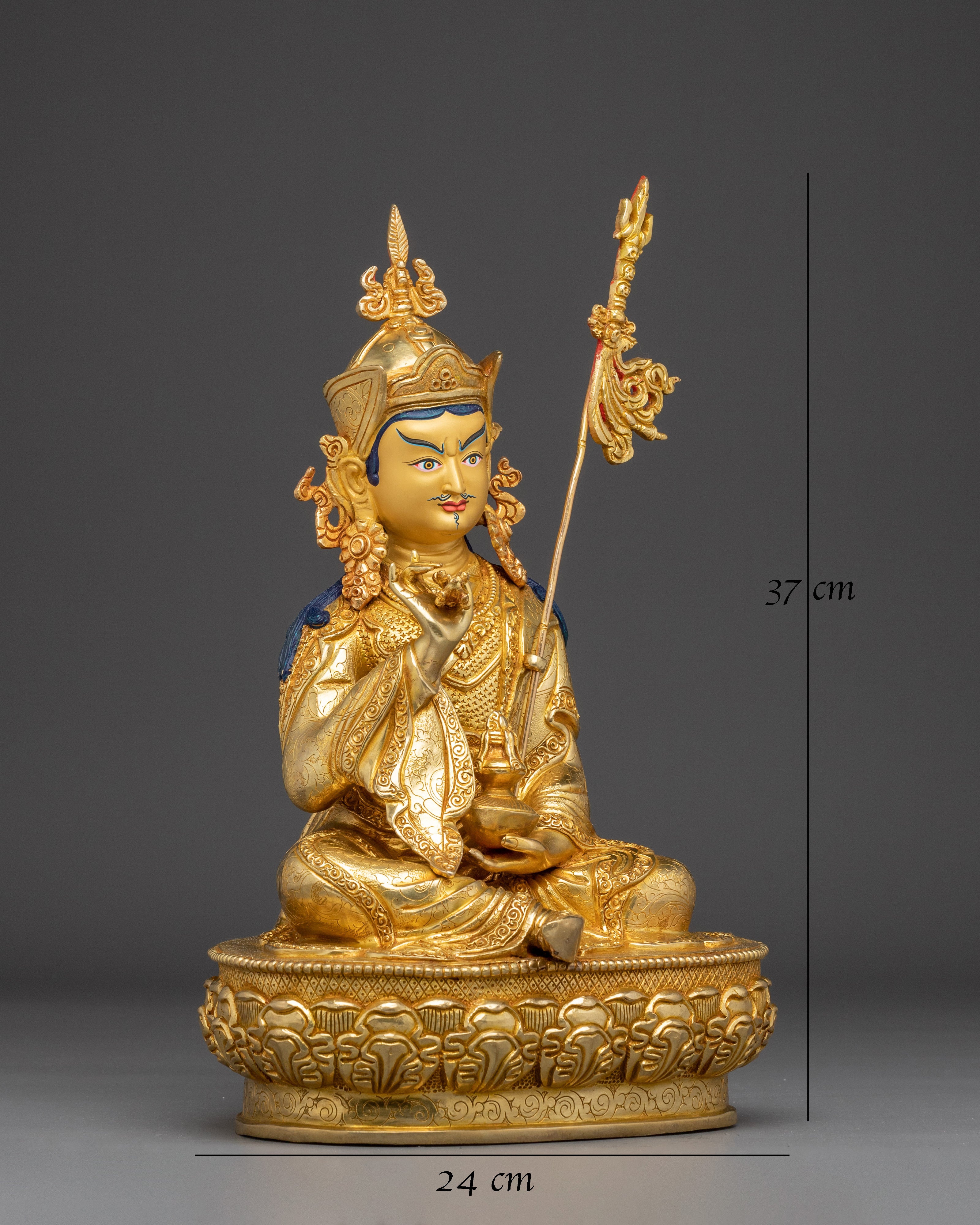 Guru Tsokye Dorje Statue: Peaceful Form of Guru Rinpoche