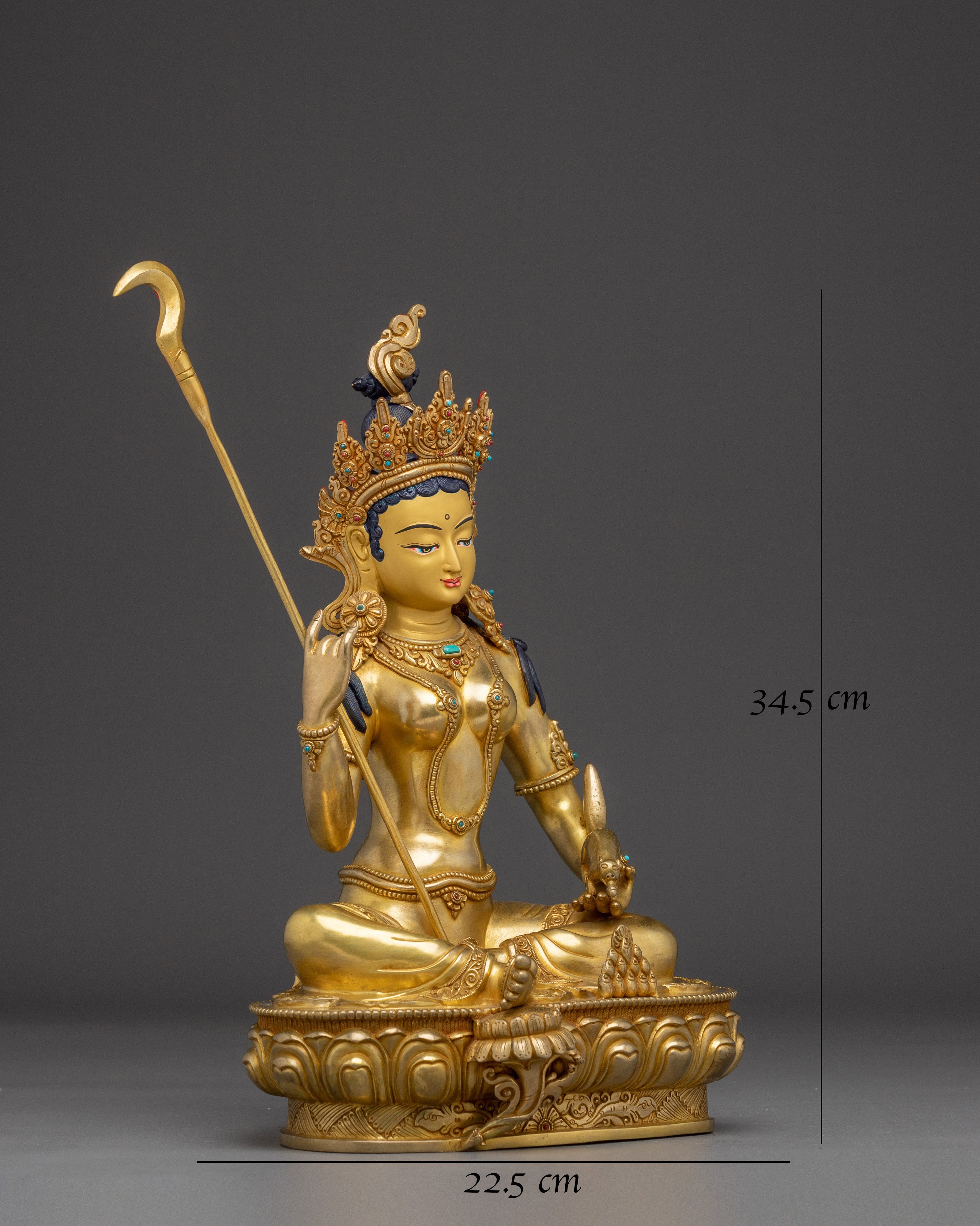 Red Manohara Vasudhara Statue 