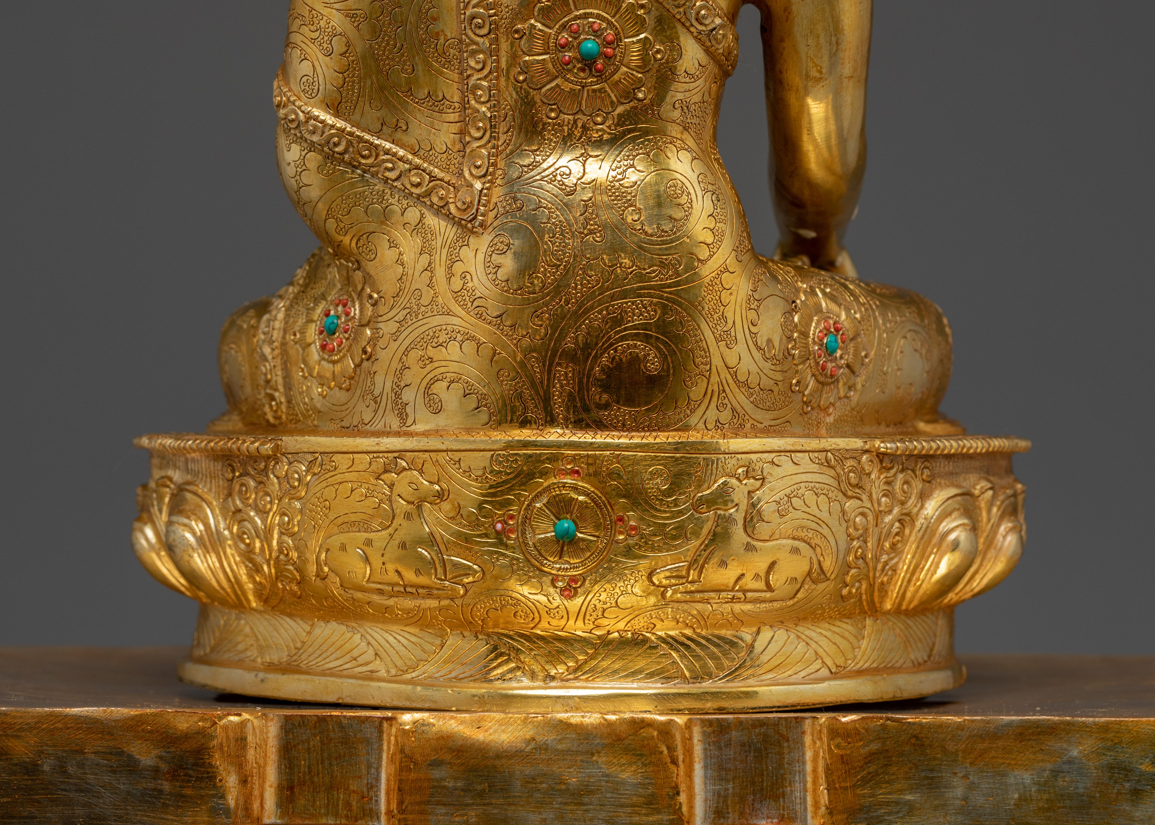 Enlightened Shakyamuni Buddha on Throne | Founder of Buddhism