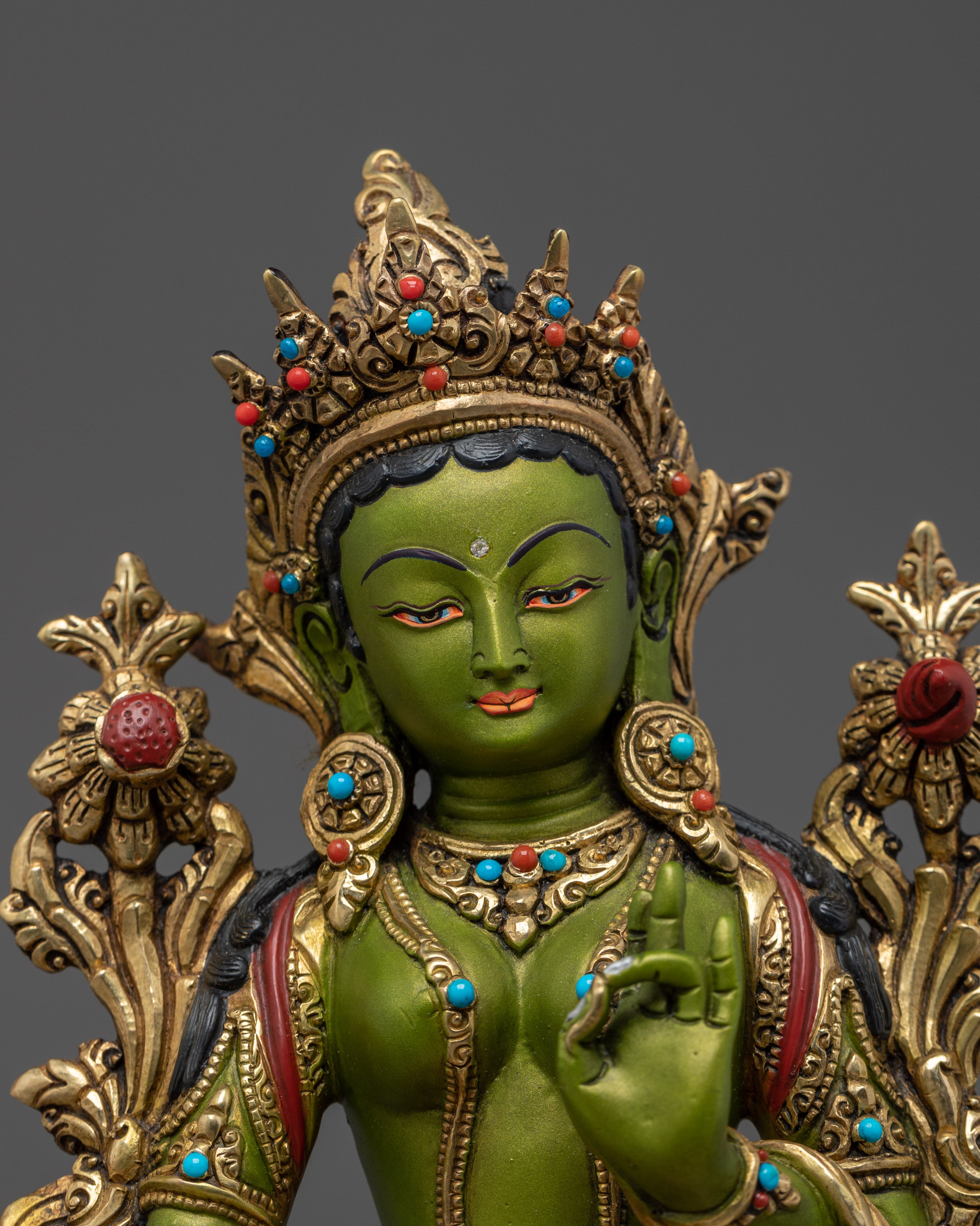Green Tara, Compassion Deity Art | Himalayan Buddhist Art