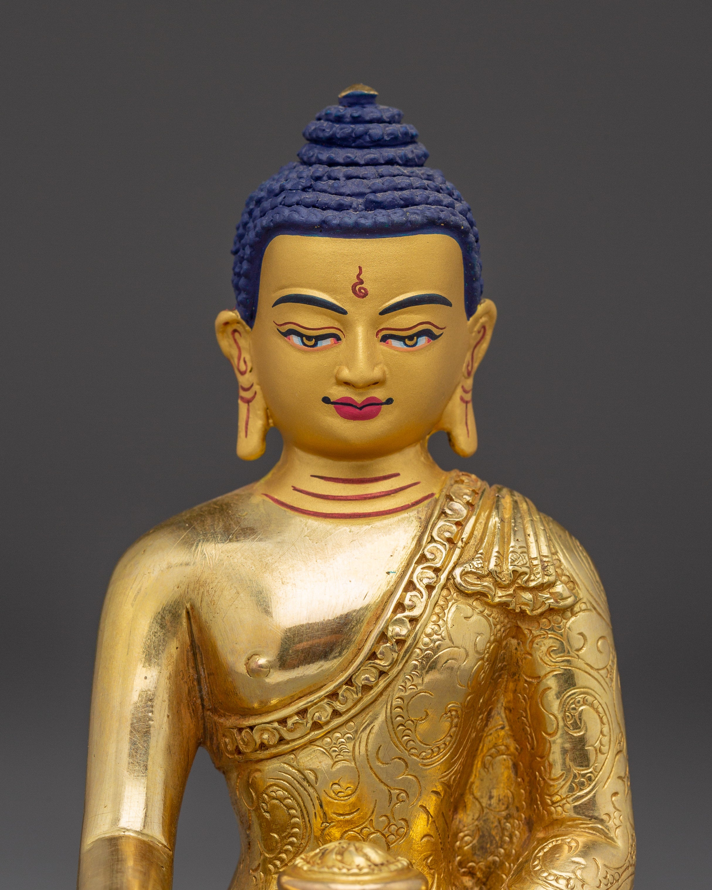 Shakyamuni Buddha, Peaceful Deity | Handmade Nepali Art