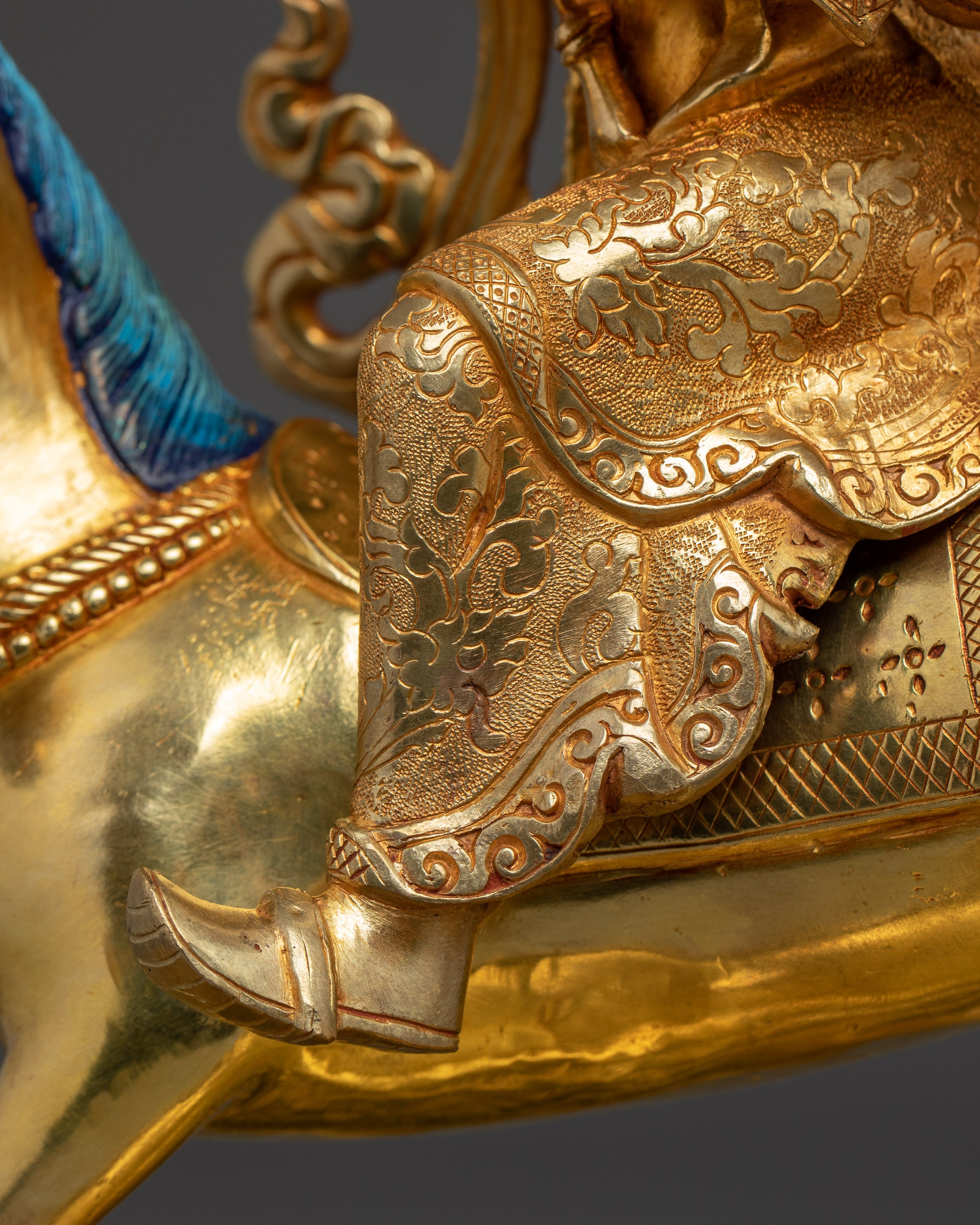 Female Guardian Achi Chokyi Drolma | Tibetan Gold Gilded Sculpture