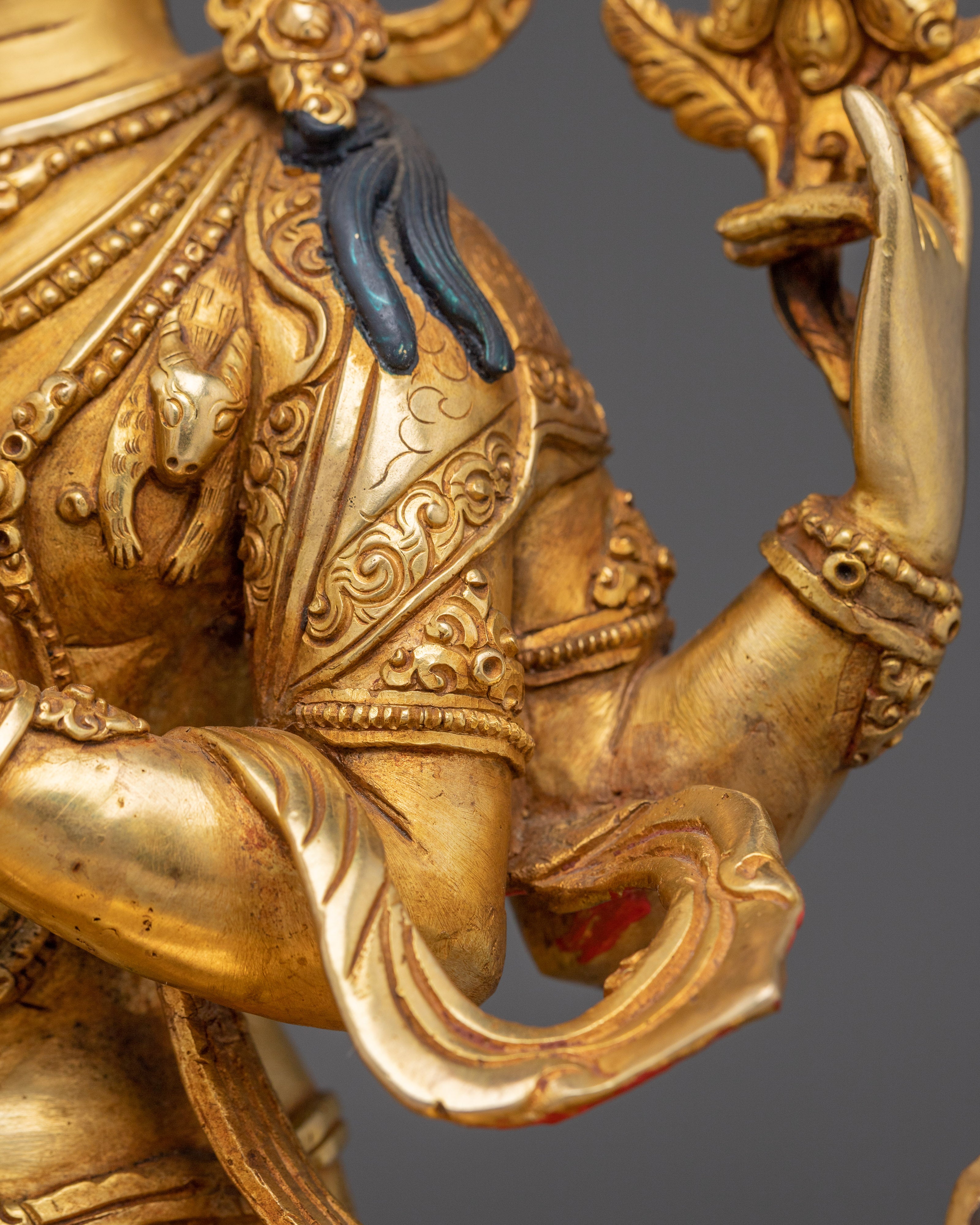 Chenrezig Gold Gilding & Compassionate Energy | Compassion & Healing Decor