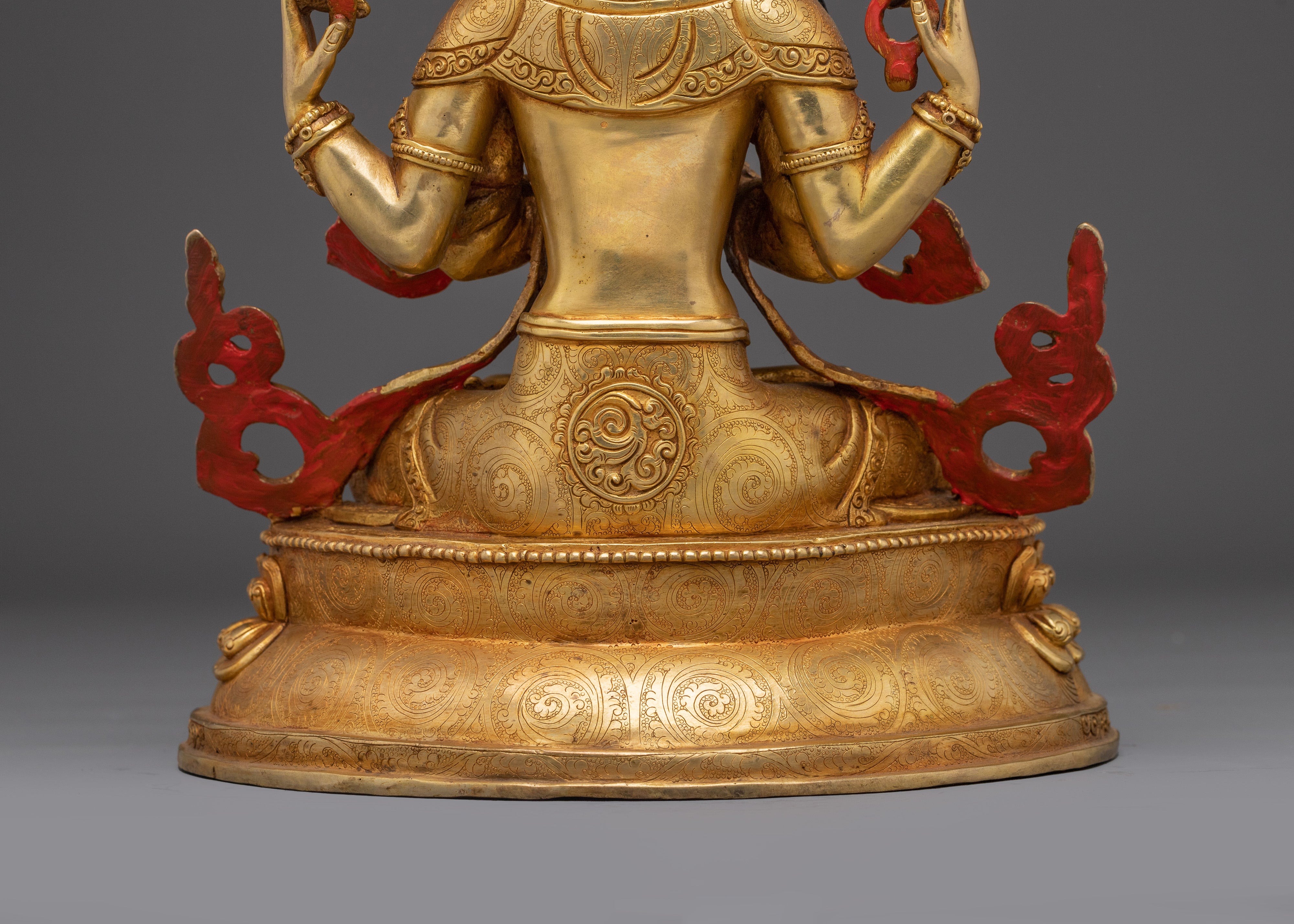 Chenrezig Gold Gilding & Compassionate Energy | Compassion & Healing Decor