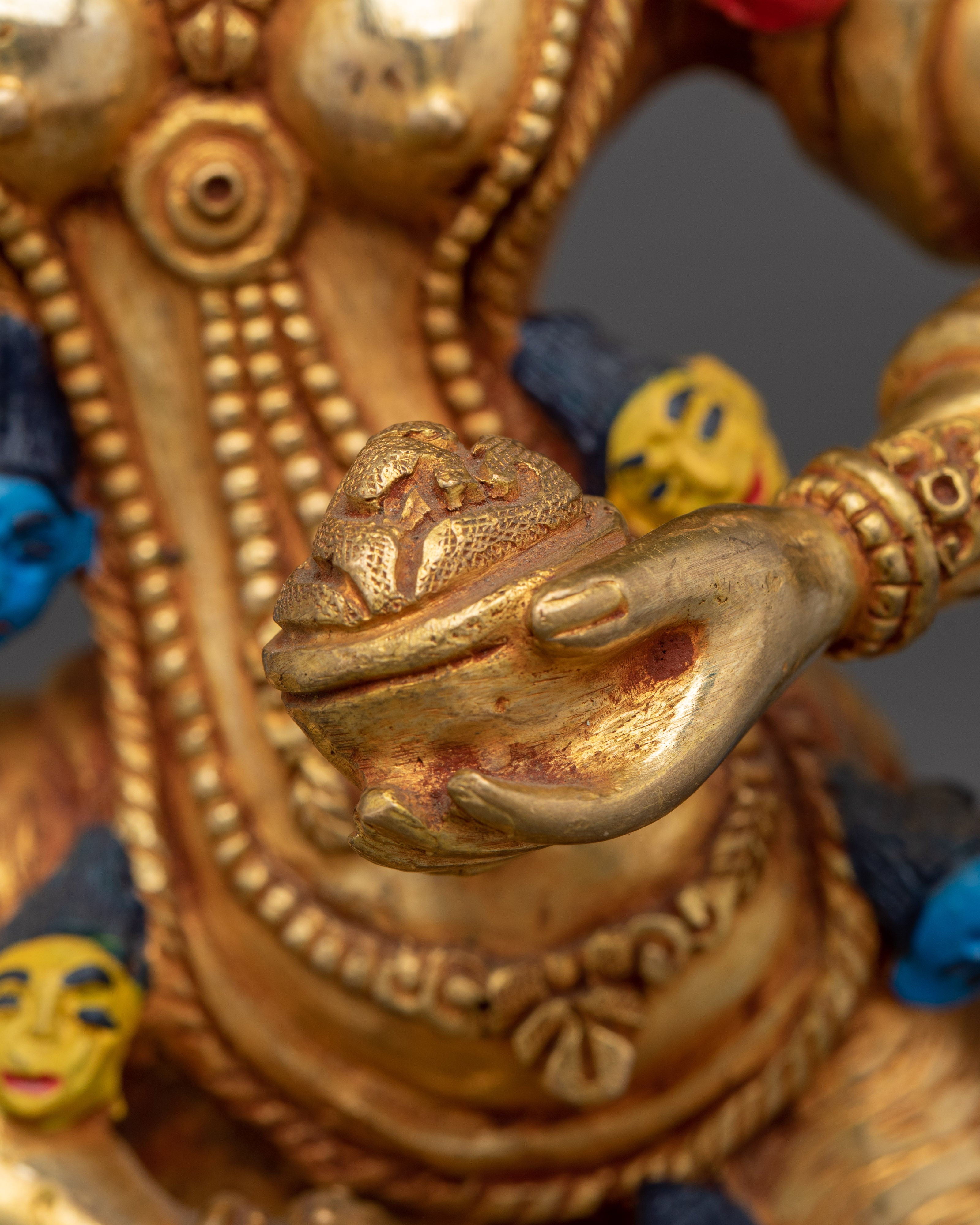 Tibetan Art Dorje Phagmo | Gold-Gilded Figure for Spiritual Liberation