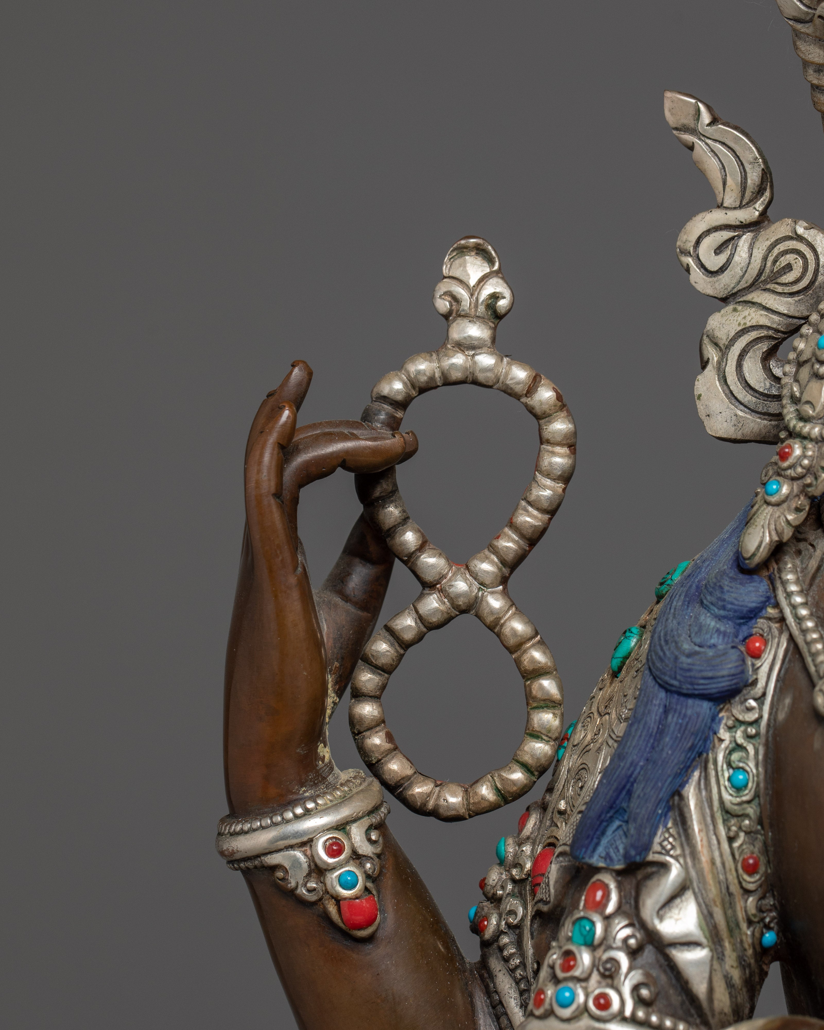 Compassionate Avalokiteshvara "Chenrezig"  Copper Statue | Divine Bodhisattva Being