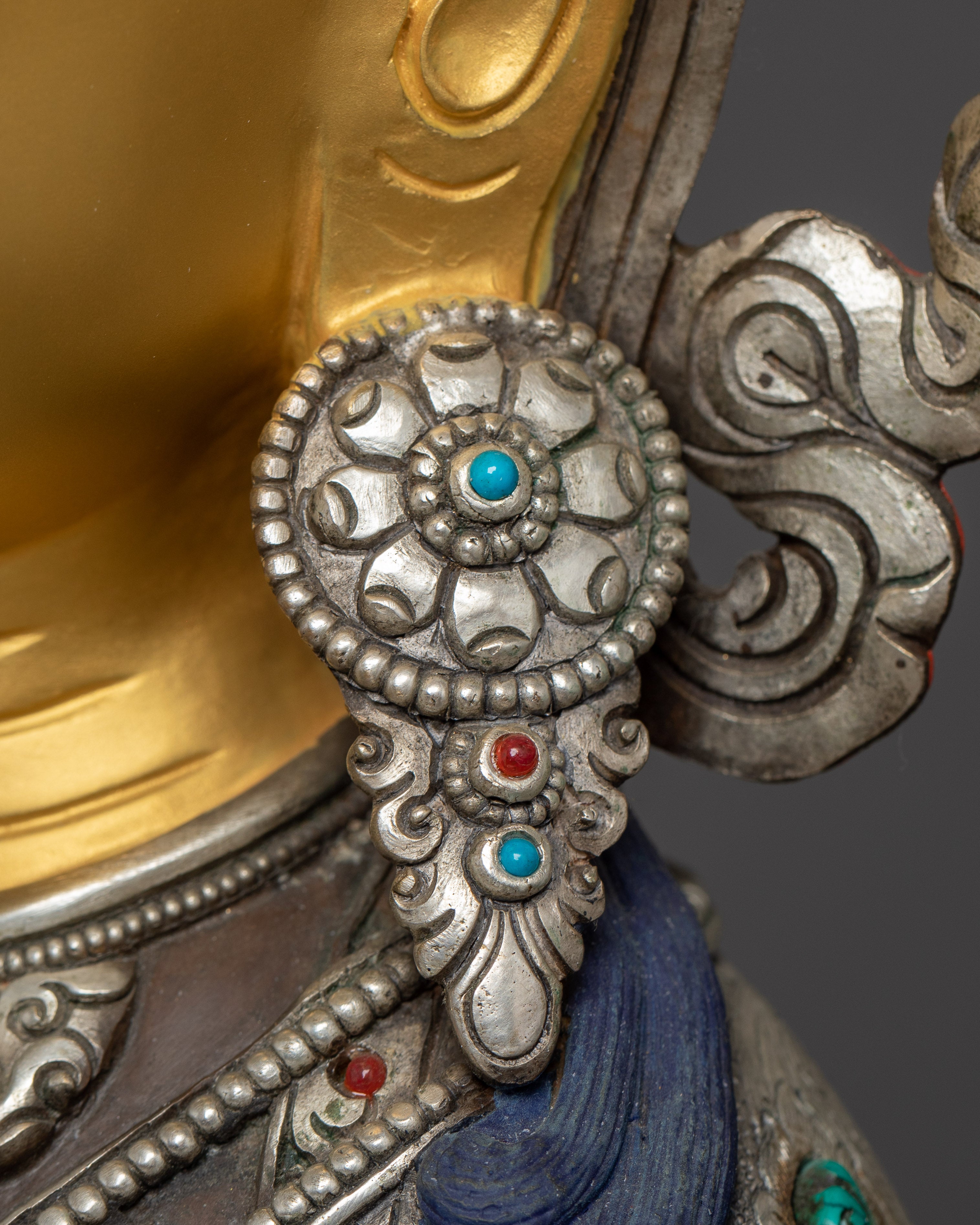 Compassionate Avalokiteshvara "Chenrezig"  Copper Statue | Divine Bodhisattva Being