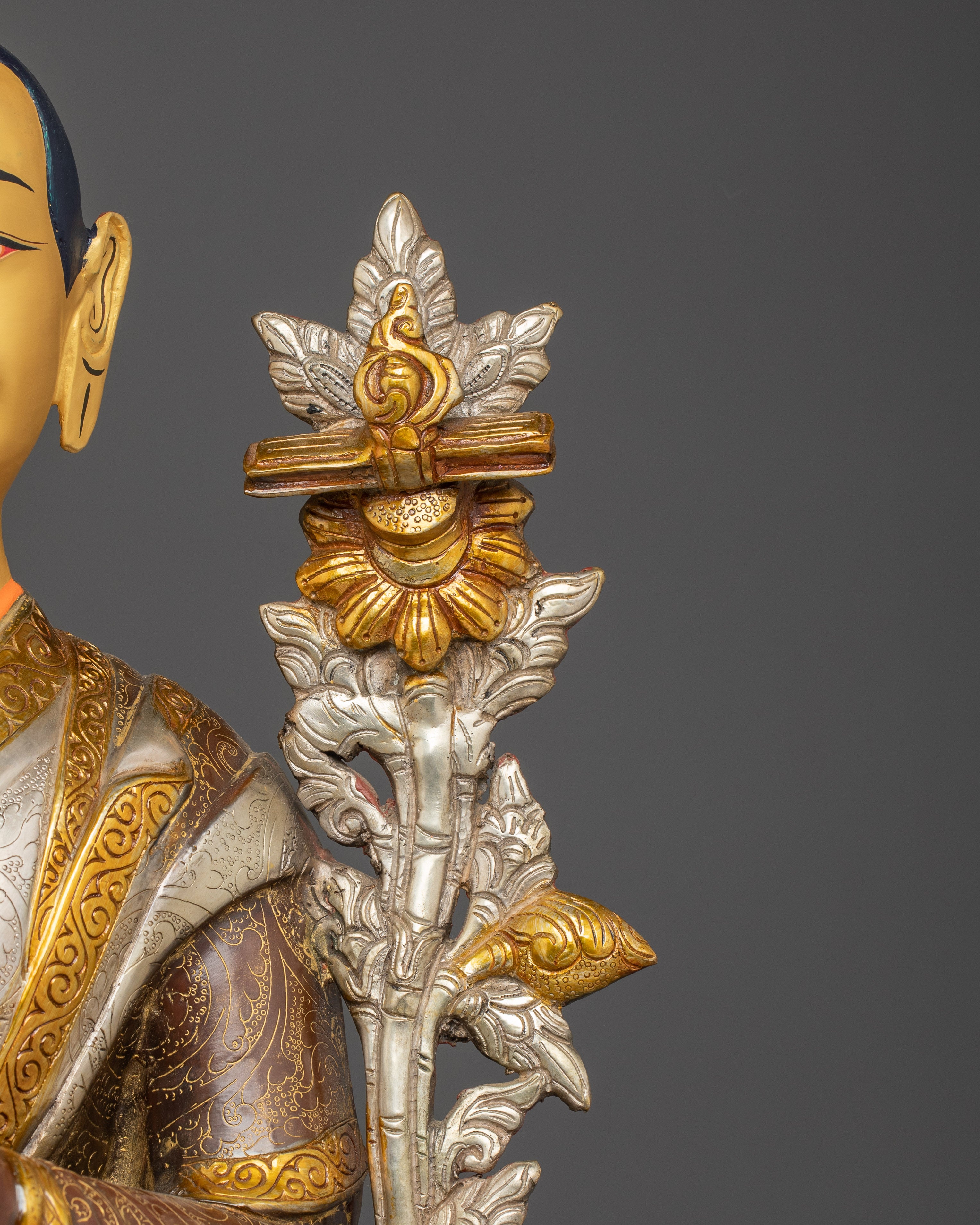 Copper Tsongkhapa Statue Set