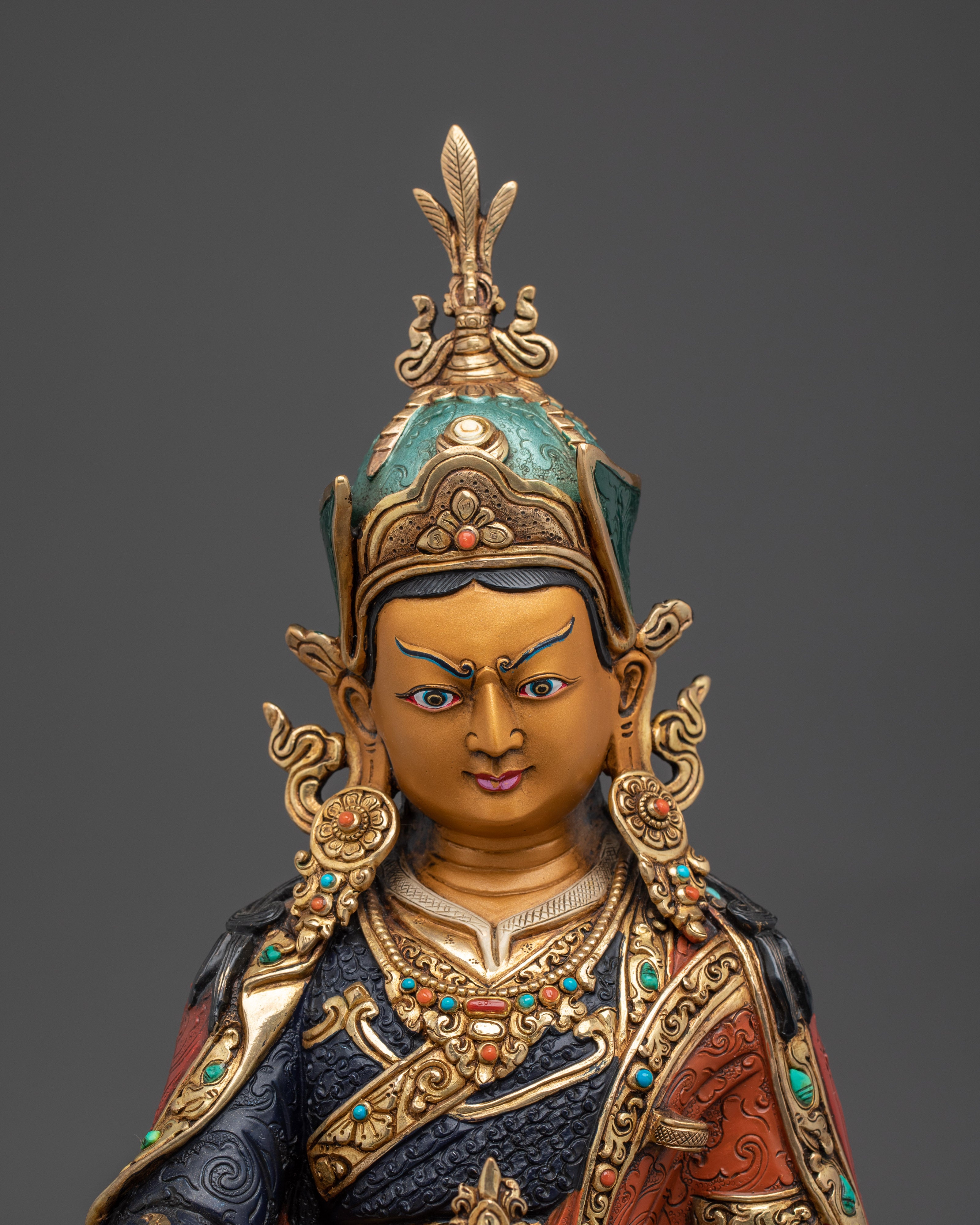 Guru Rinpoche Statue: Buddhist Vajra Master
